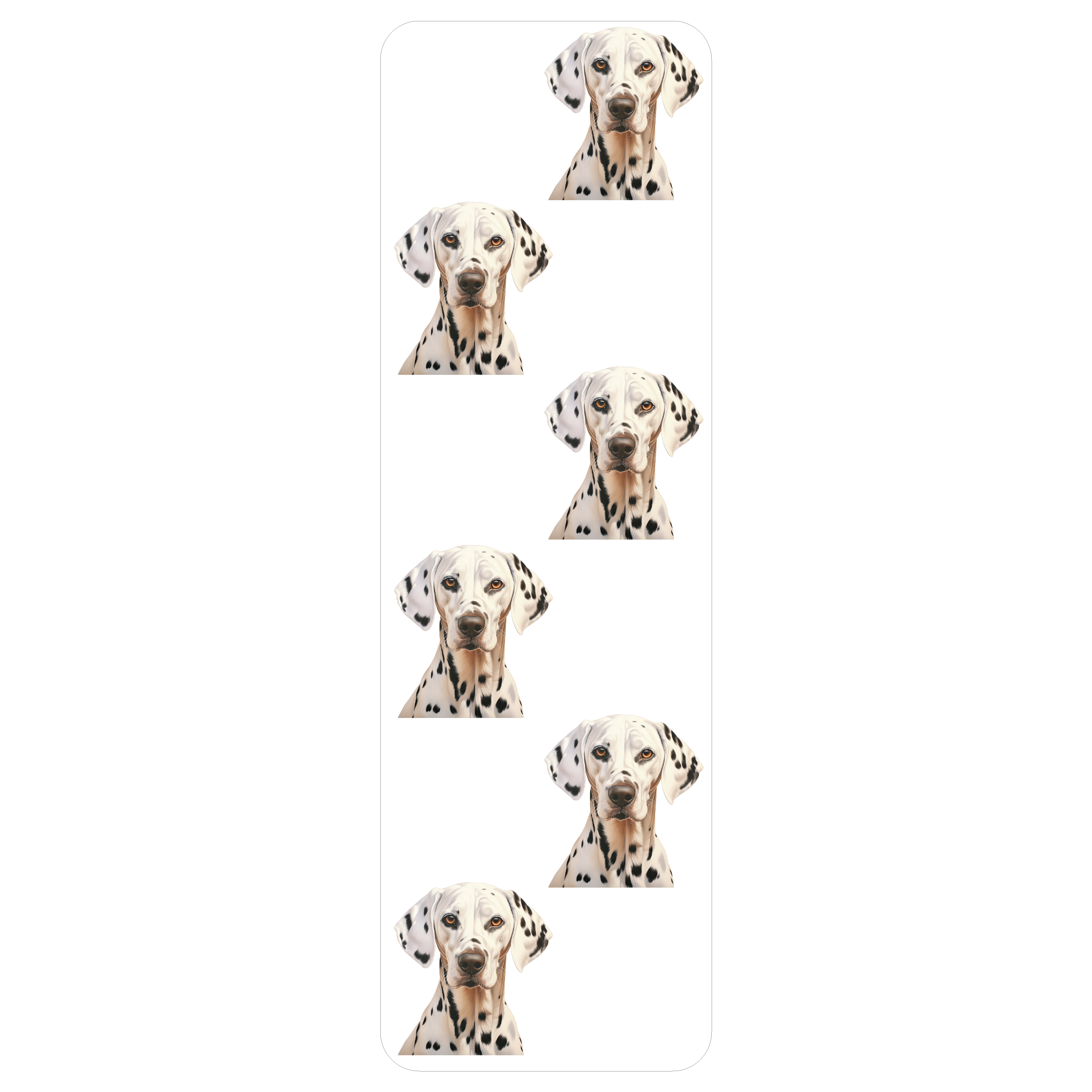 Dalmation Clear Bookmark
