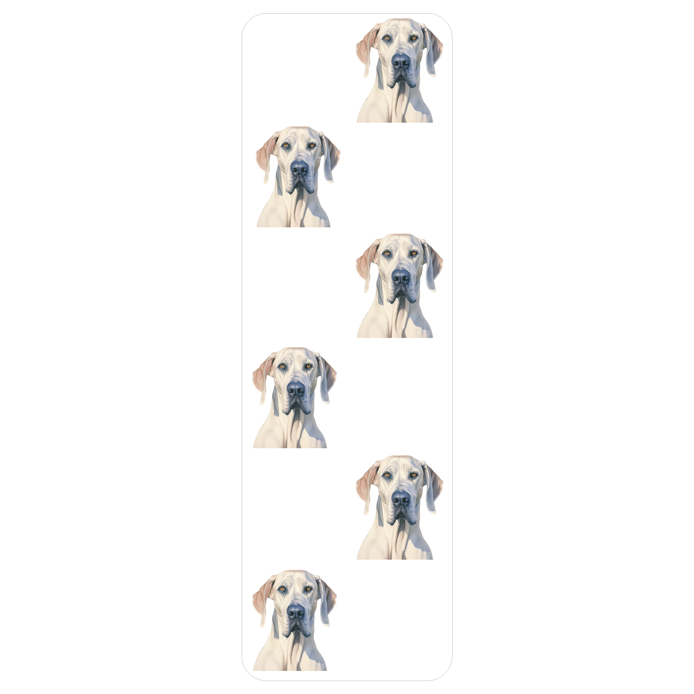 Great Dane Clear Bookmark