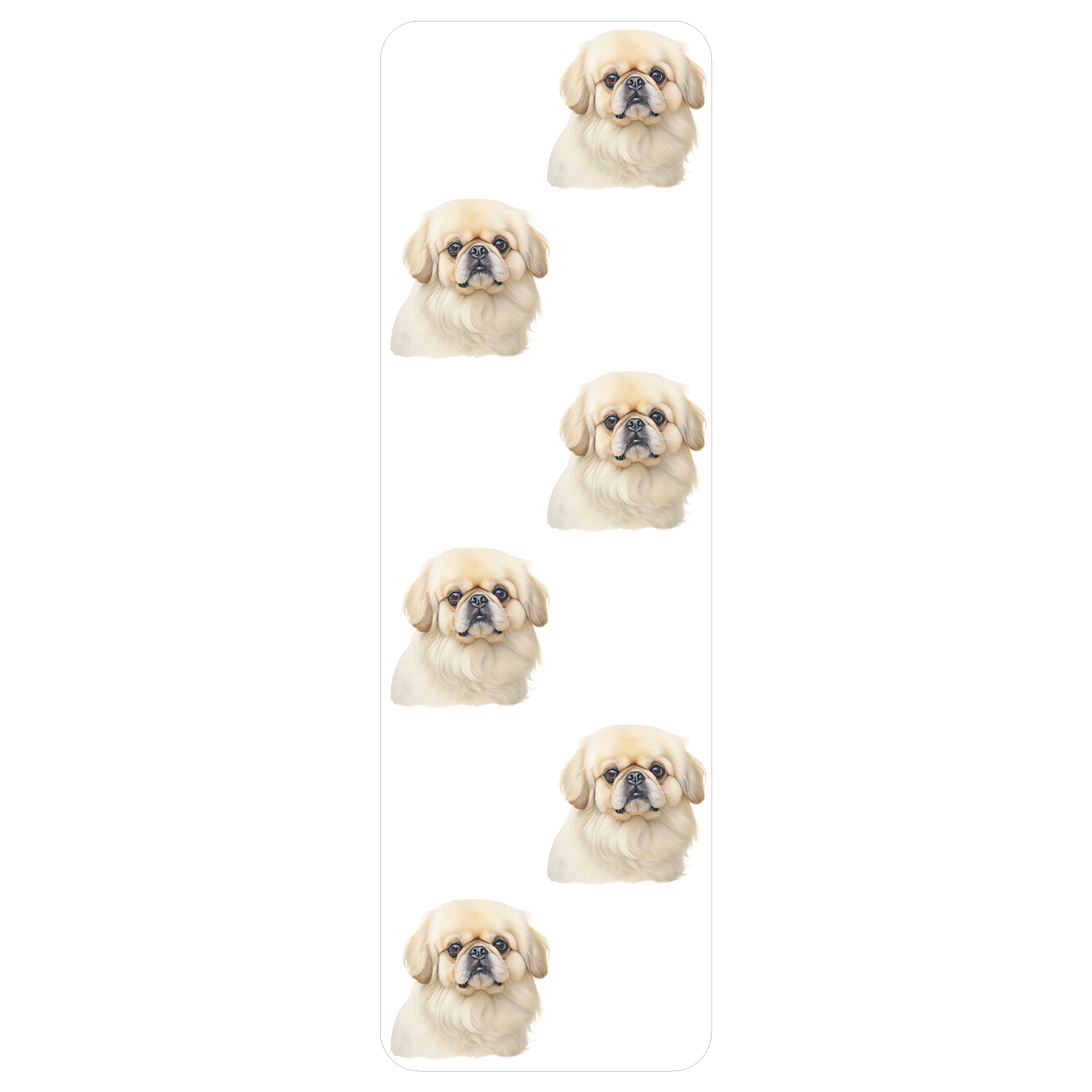 Pekingese Clear Bookmark