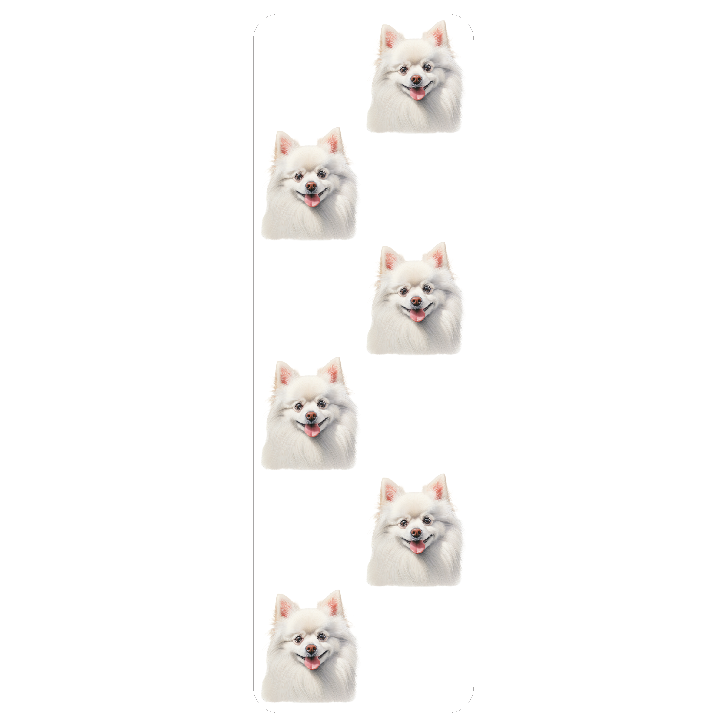 Pomeranian Clear Bookmark