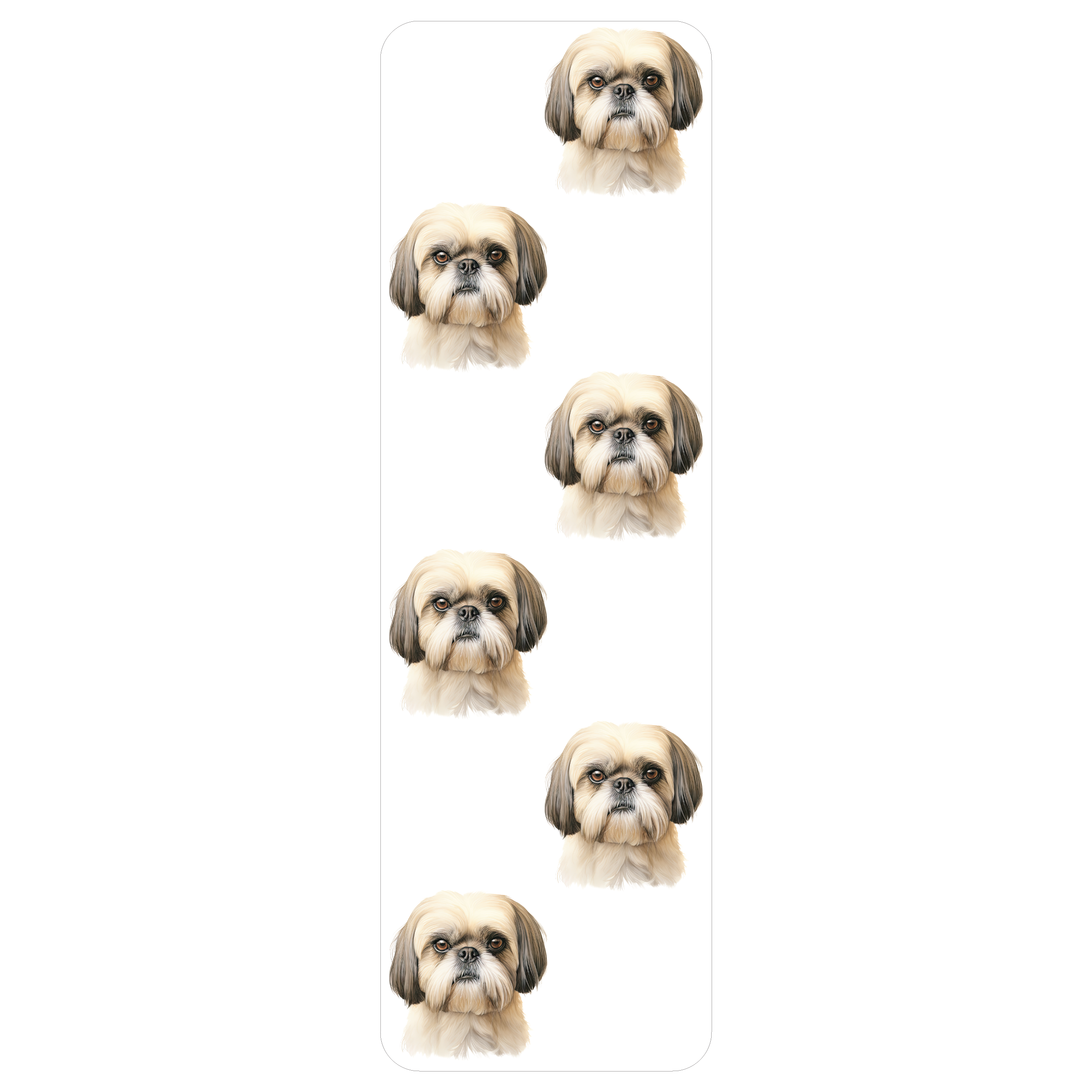 Shih Tzu Clear Bookmark