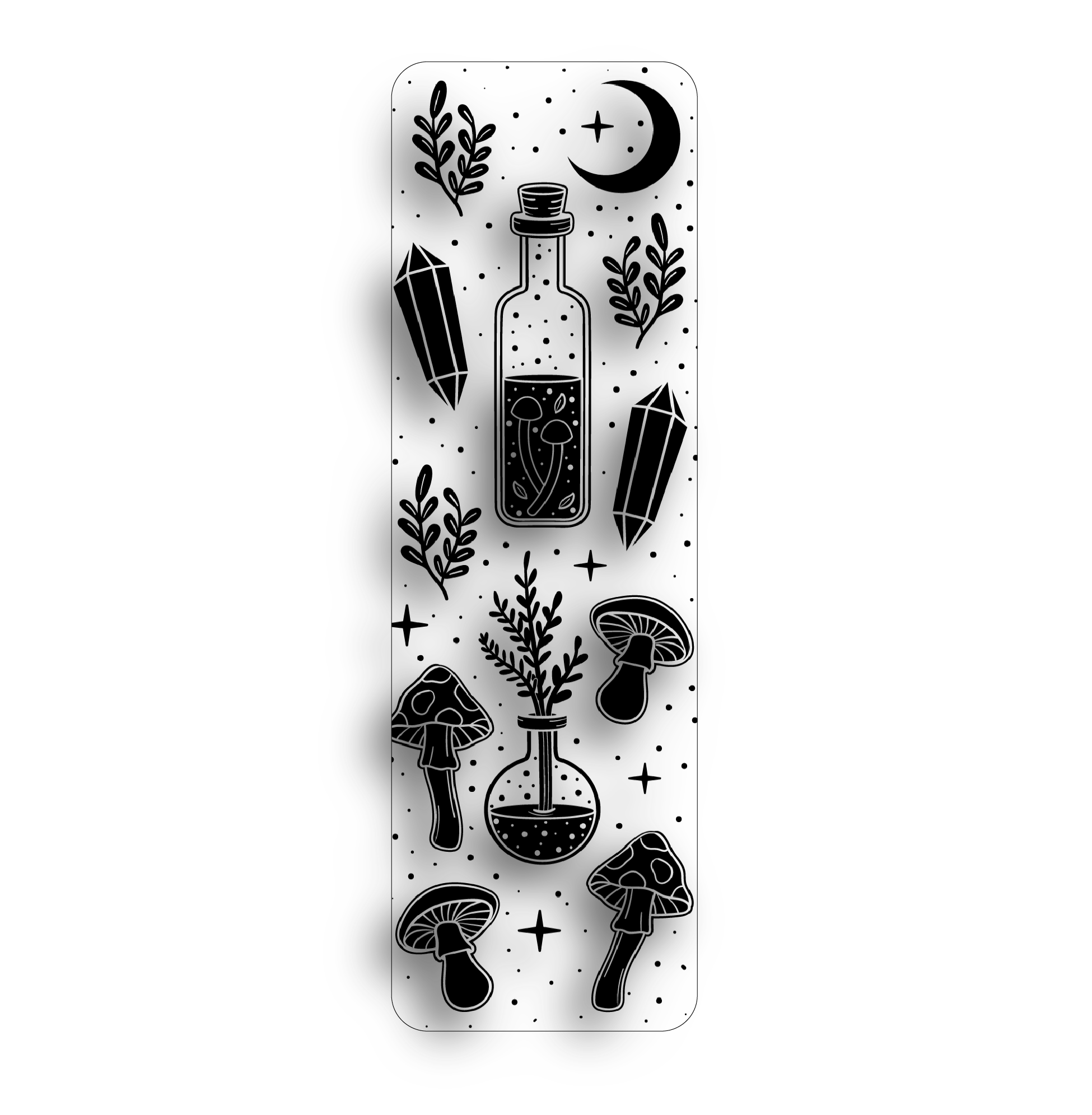Apothecary Clear Bookmark