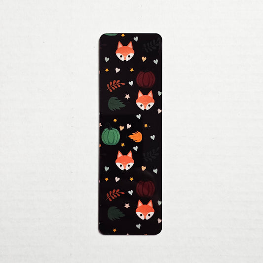 Autumn Foxes Bookmark