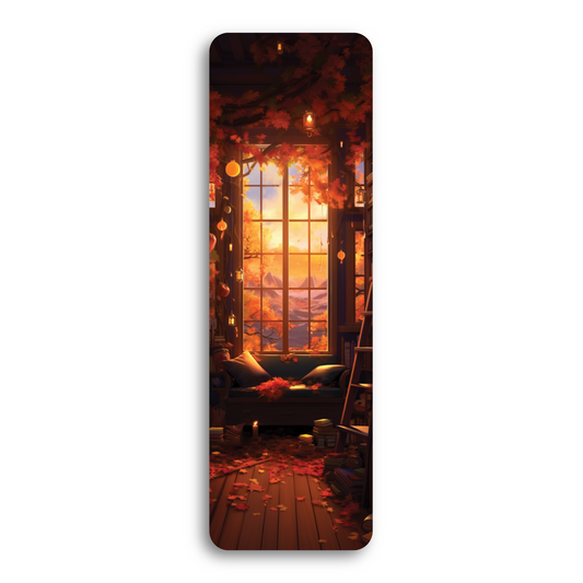 Autumn Window Bookmark