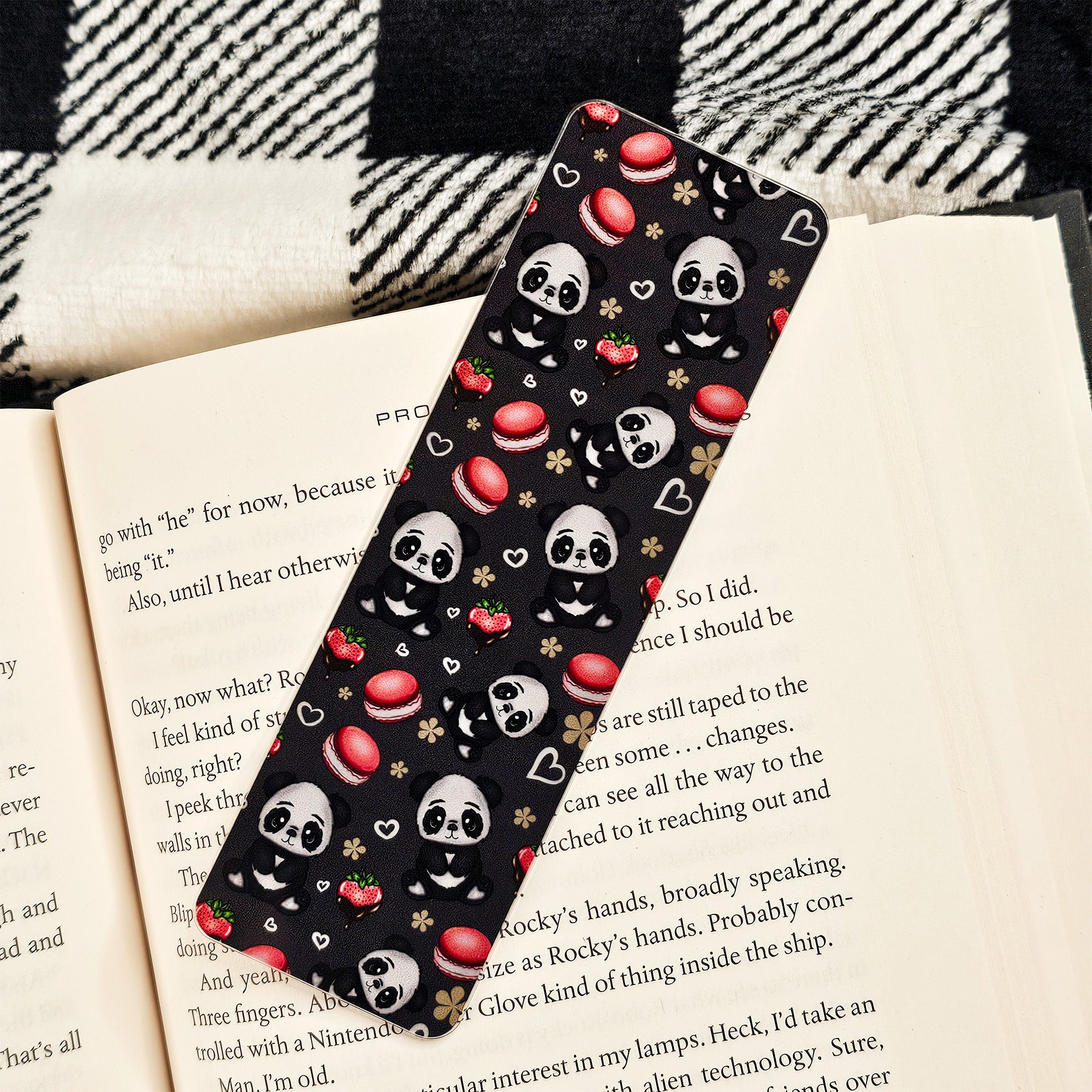 Berry Sweet Pandas Bookmark