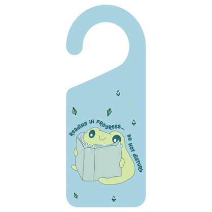 Book Frog Doorknob Hanger