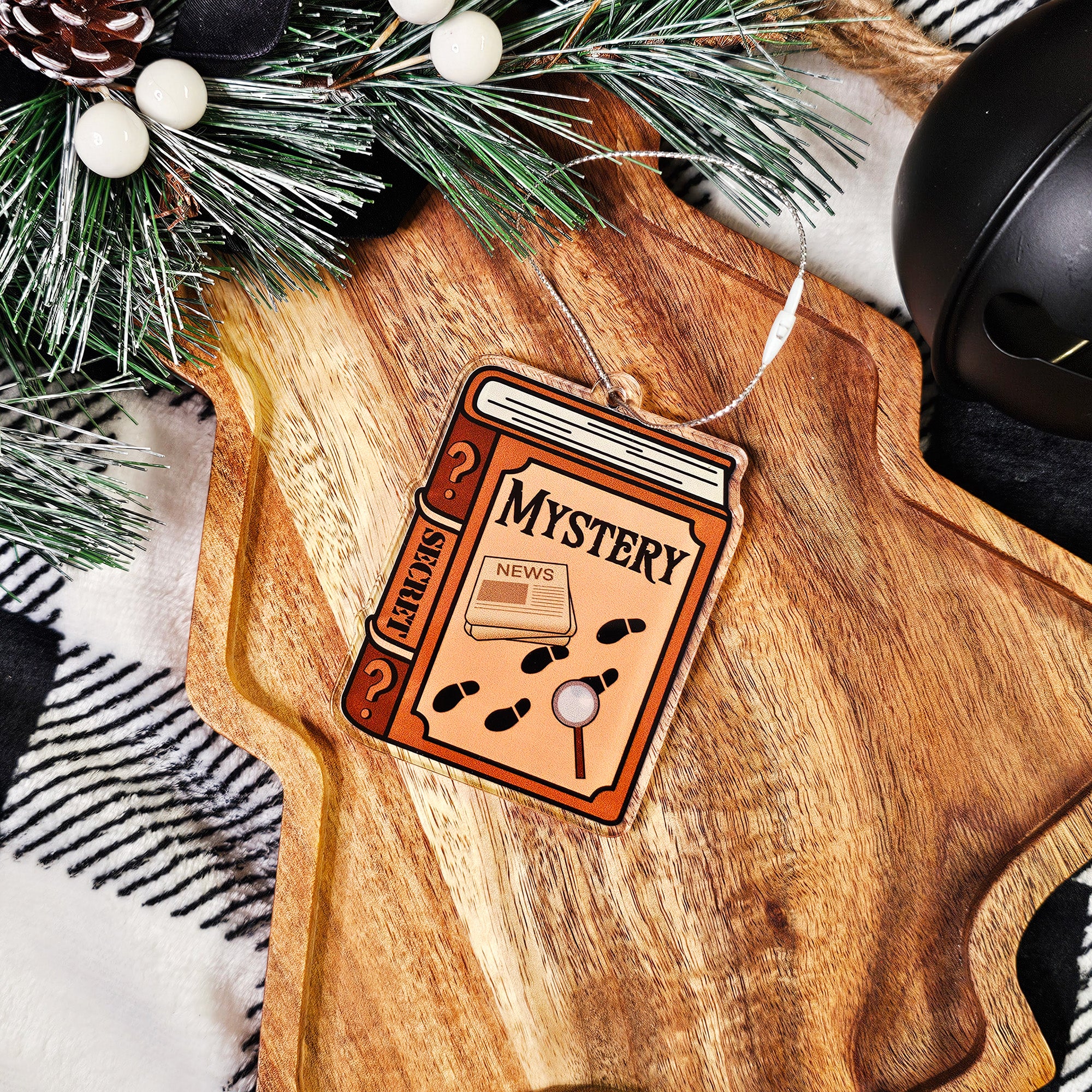 Mini Book Mystery Ornament