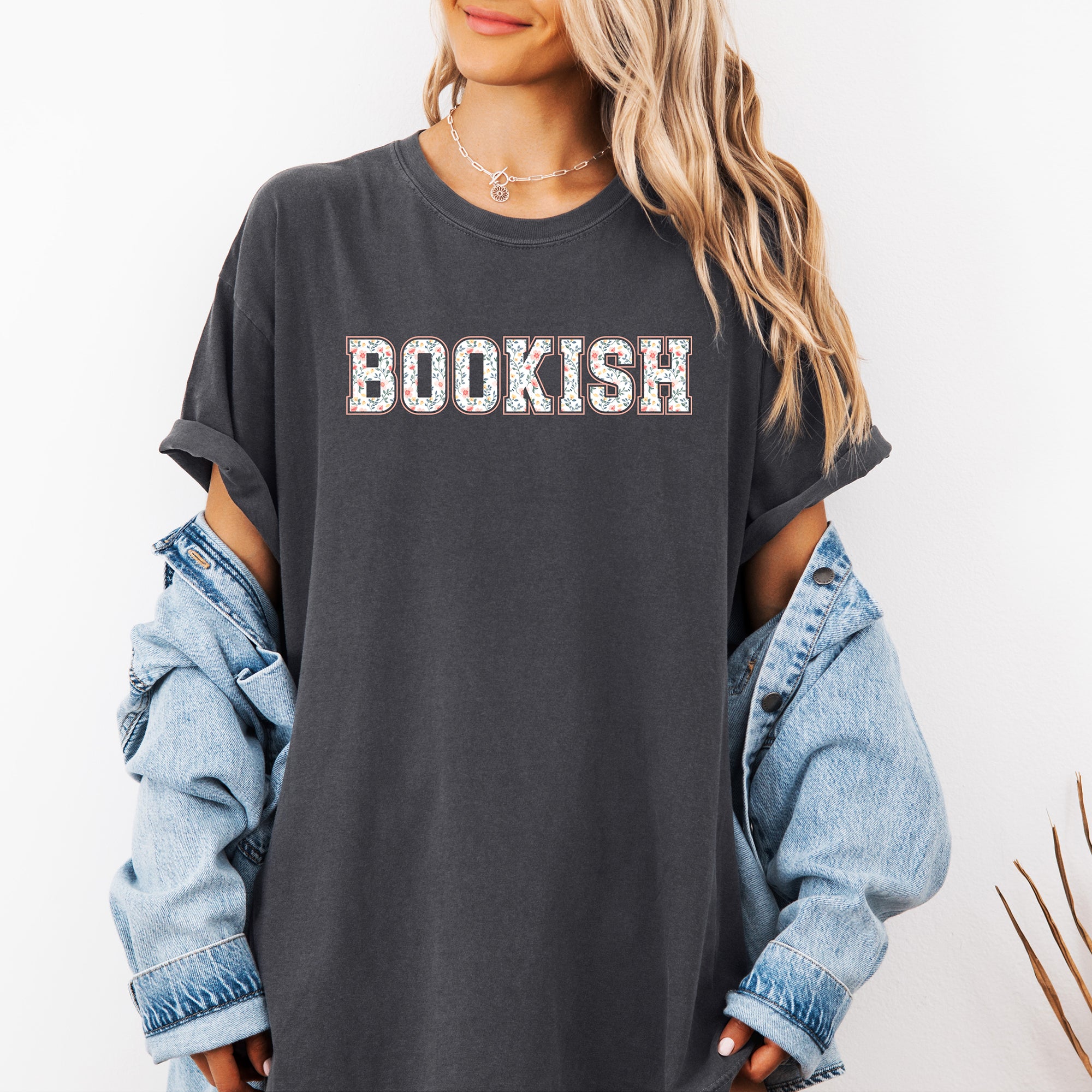 Bookish Floral - Comfort Colors T-shirt