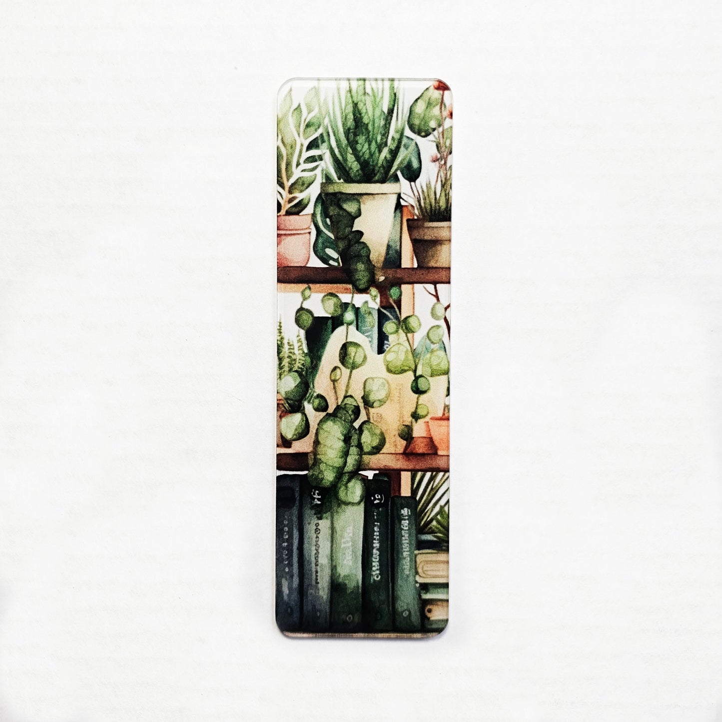 Botanical Bookshelf Bookmark