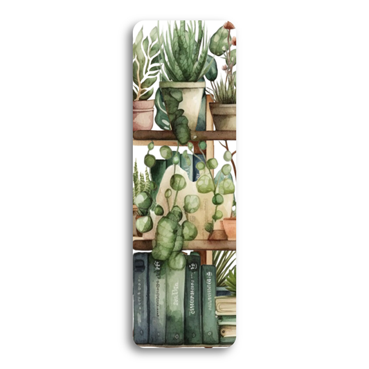 Botanical Bookshelf Bookmark