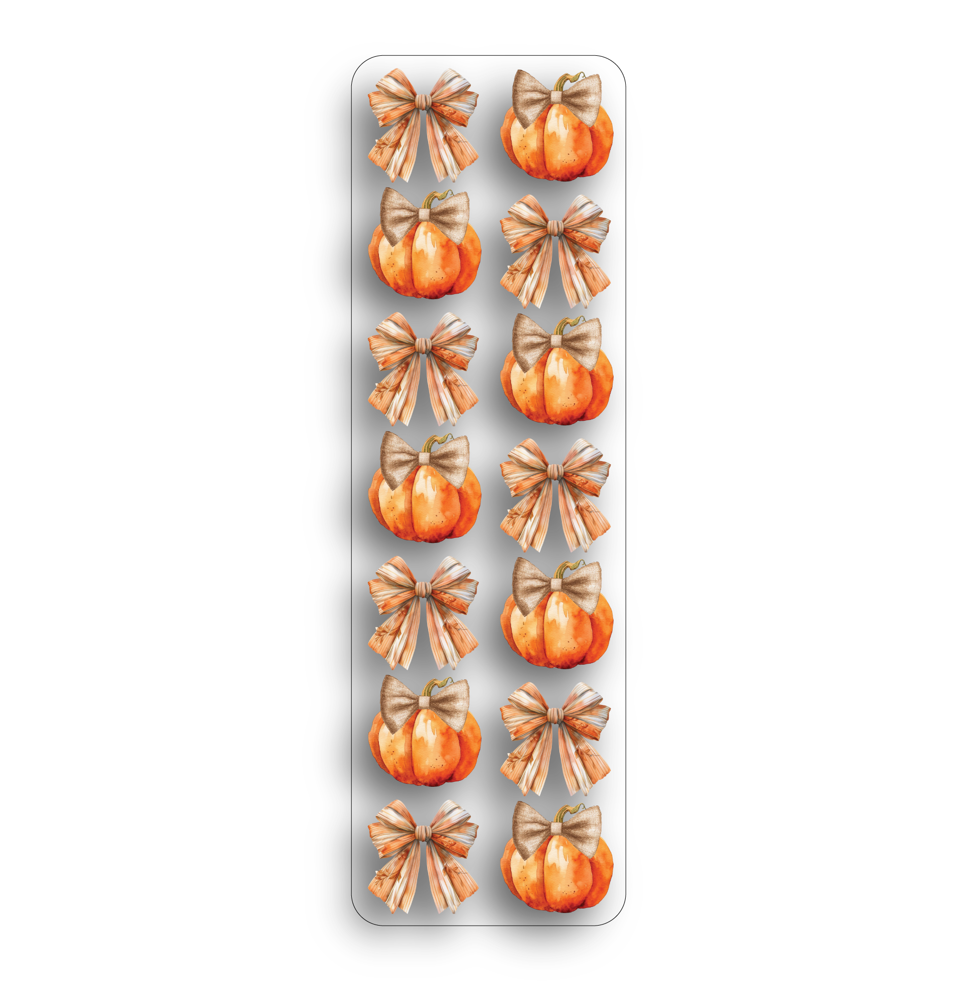 Bows Clear Bookmark