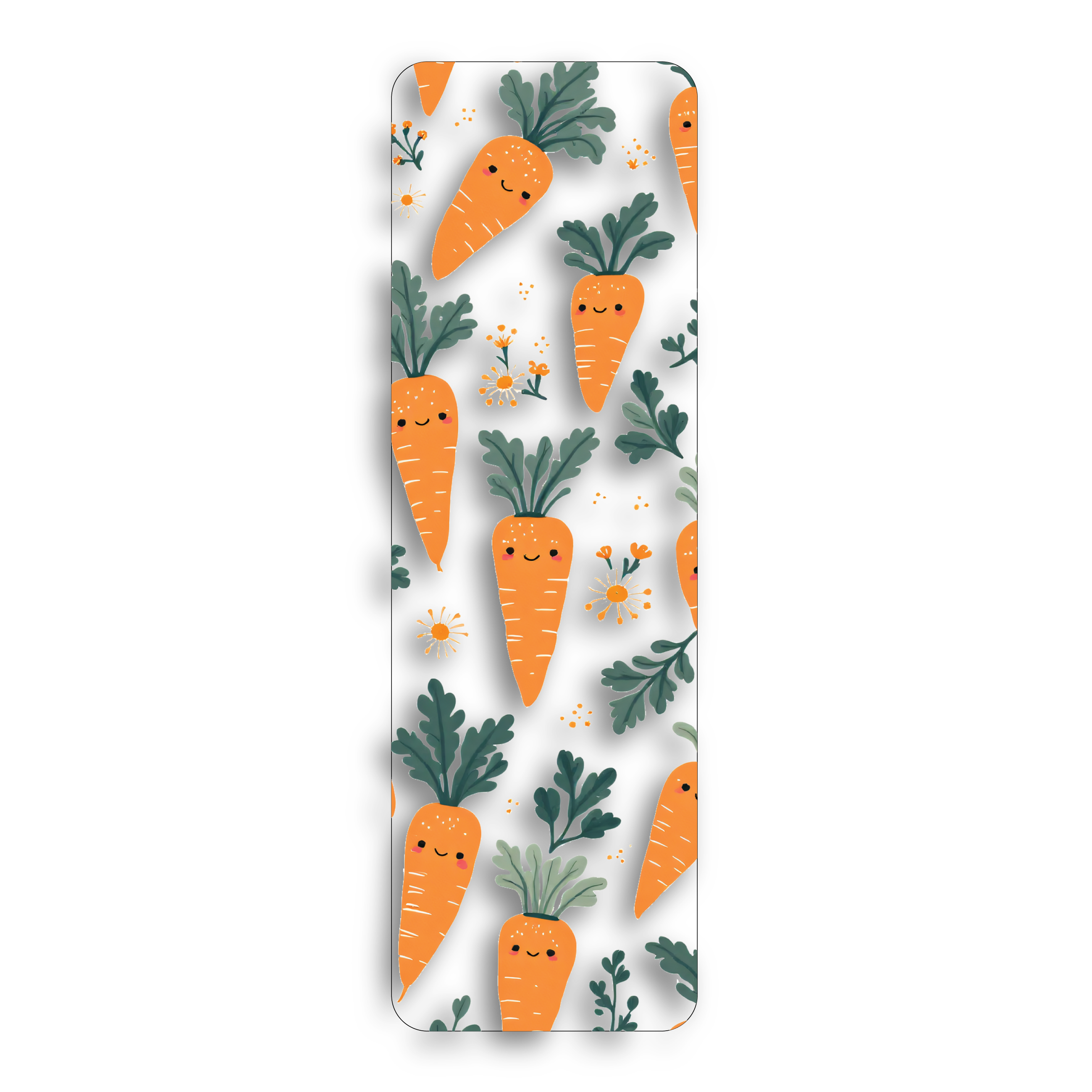 Carrots Clear Bookmark