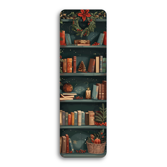 Christmas Bookshelf Bookmark