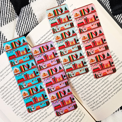 Christmas Bookshelf Bookmark