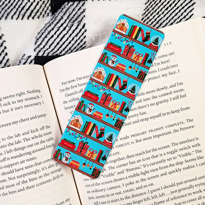 Christmas Bookshelf Bookmark