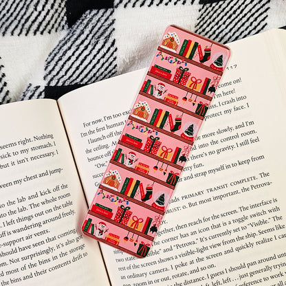 Christmas Bookshelf Bookmark