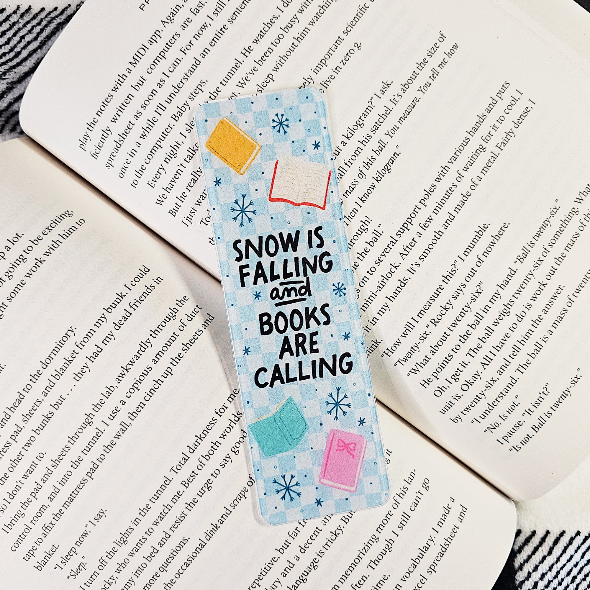 Cozy Winter Reading Bookmarks