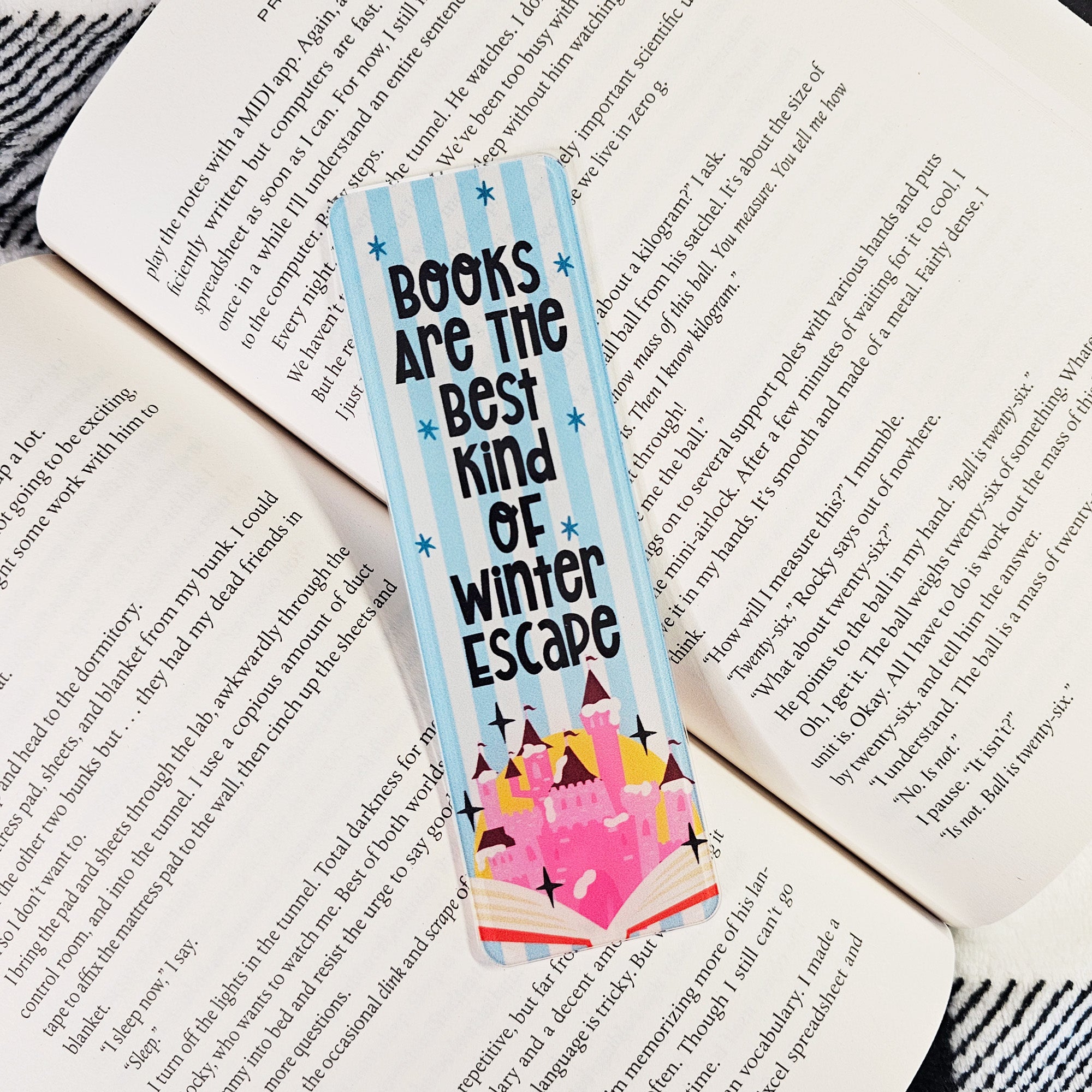 Cozy Winter Reading Bookmarks