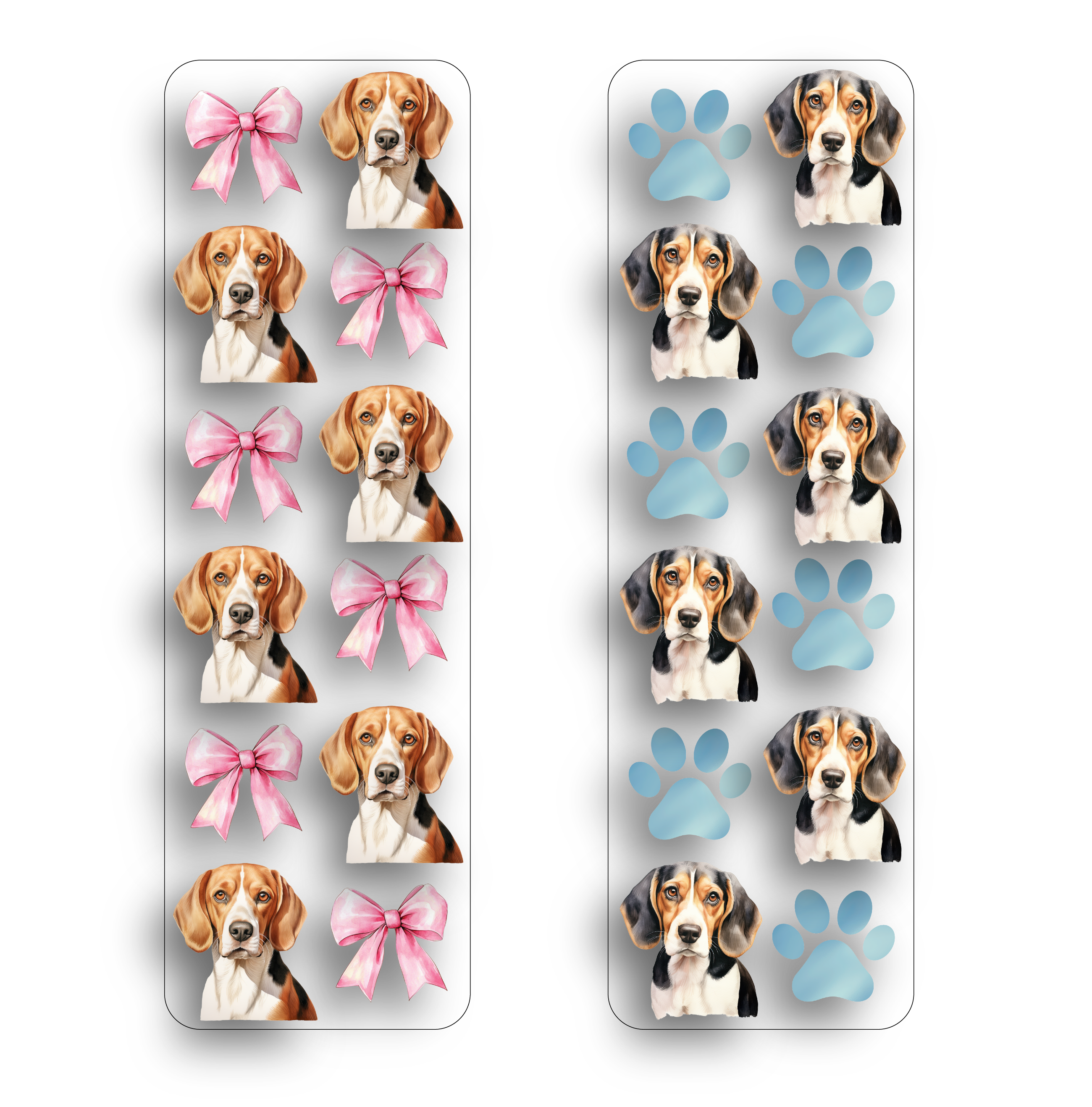 Beagle Clear Bookmark