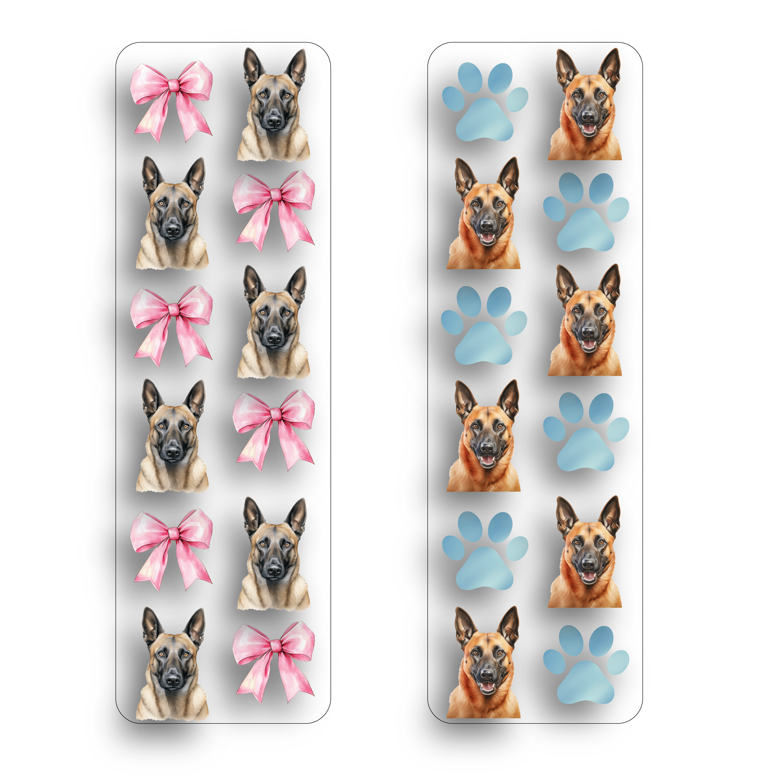 Belgian Malinois Clear Bookmark