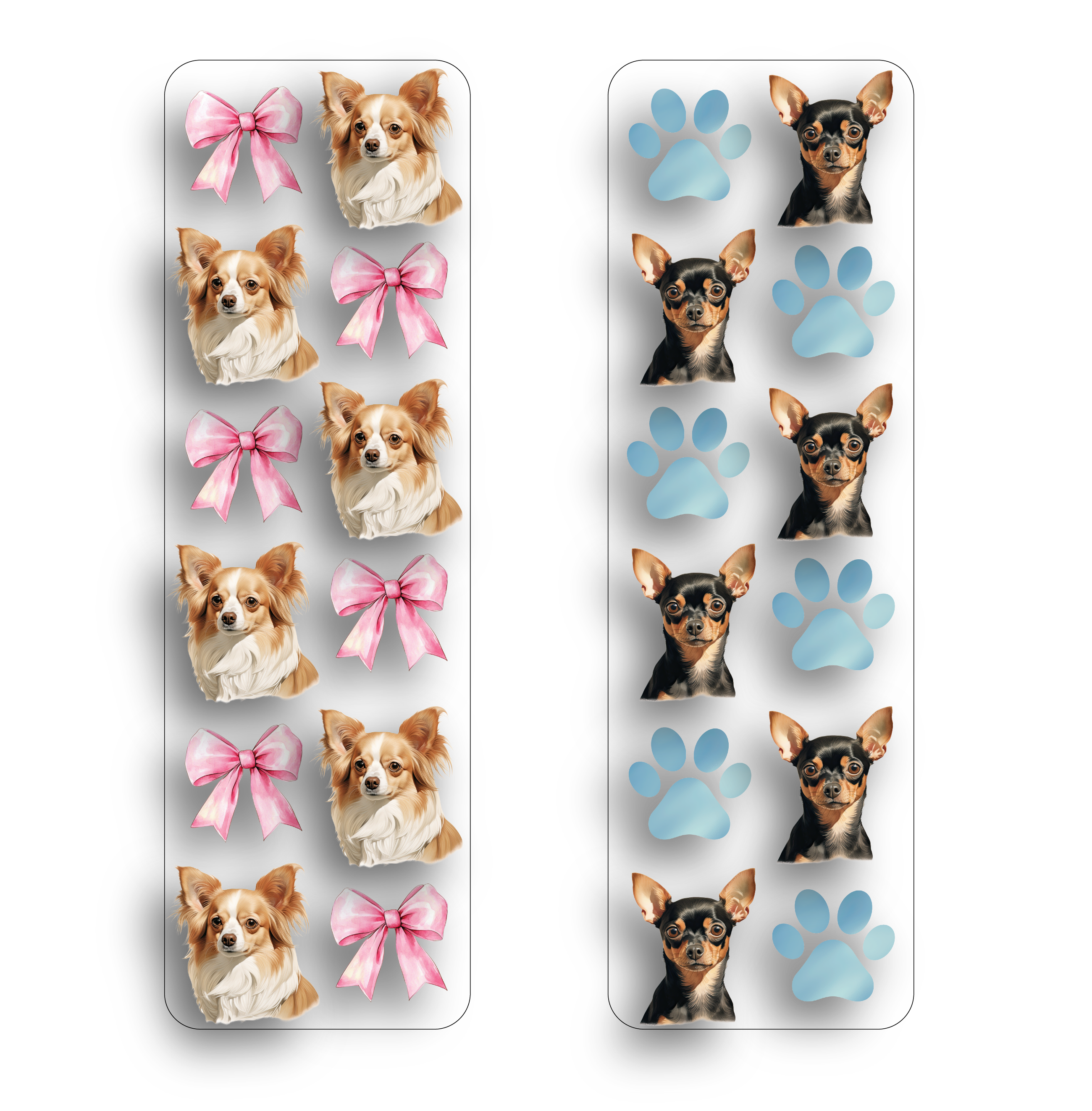 Chihuahua Clear Bookmark