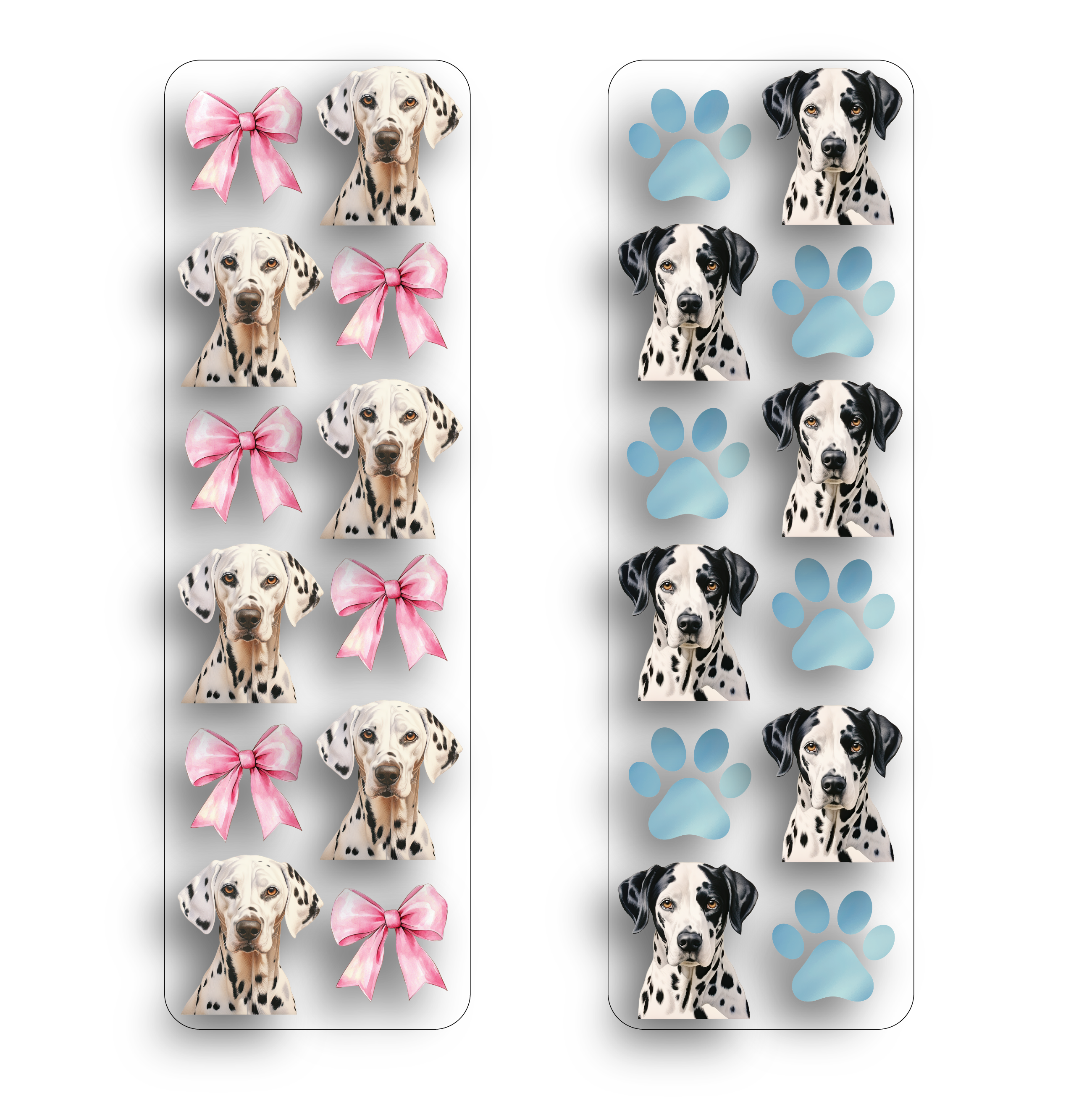 Dalmation Clear Bookmark