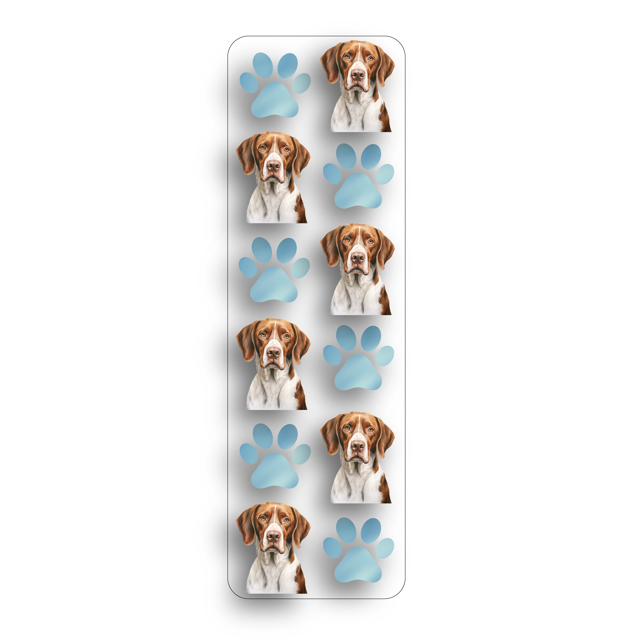 English Pointer Clear Bookmark