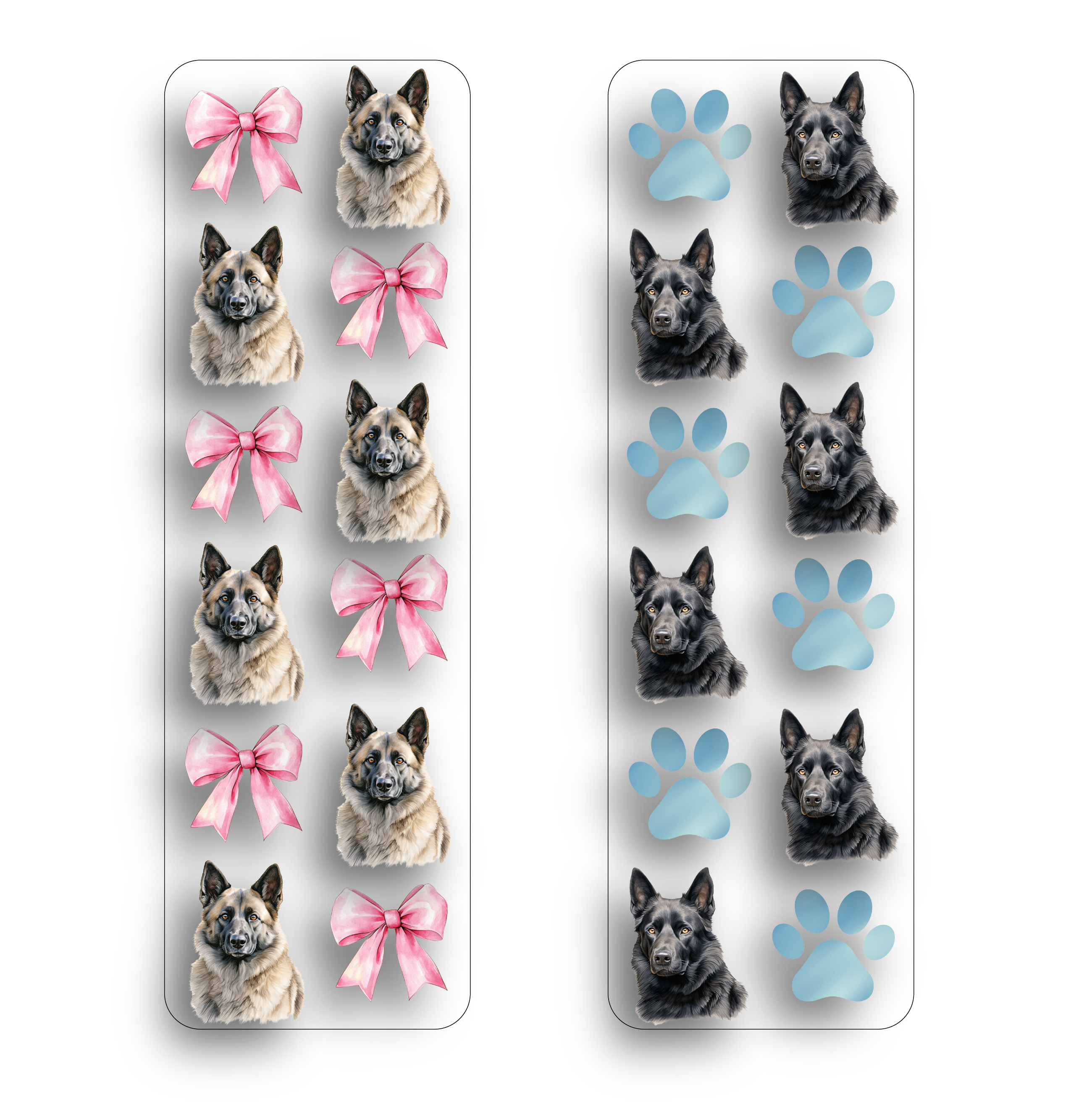 Norwegian Elkhound Clear Bookmark