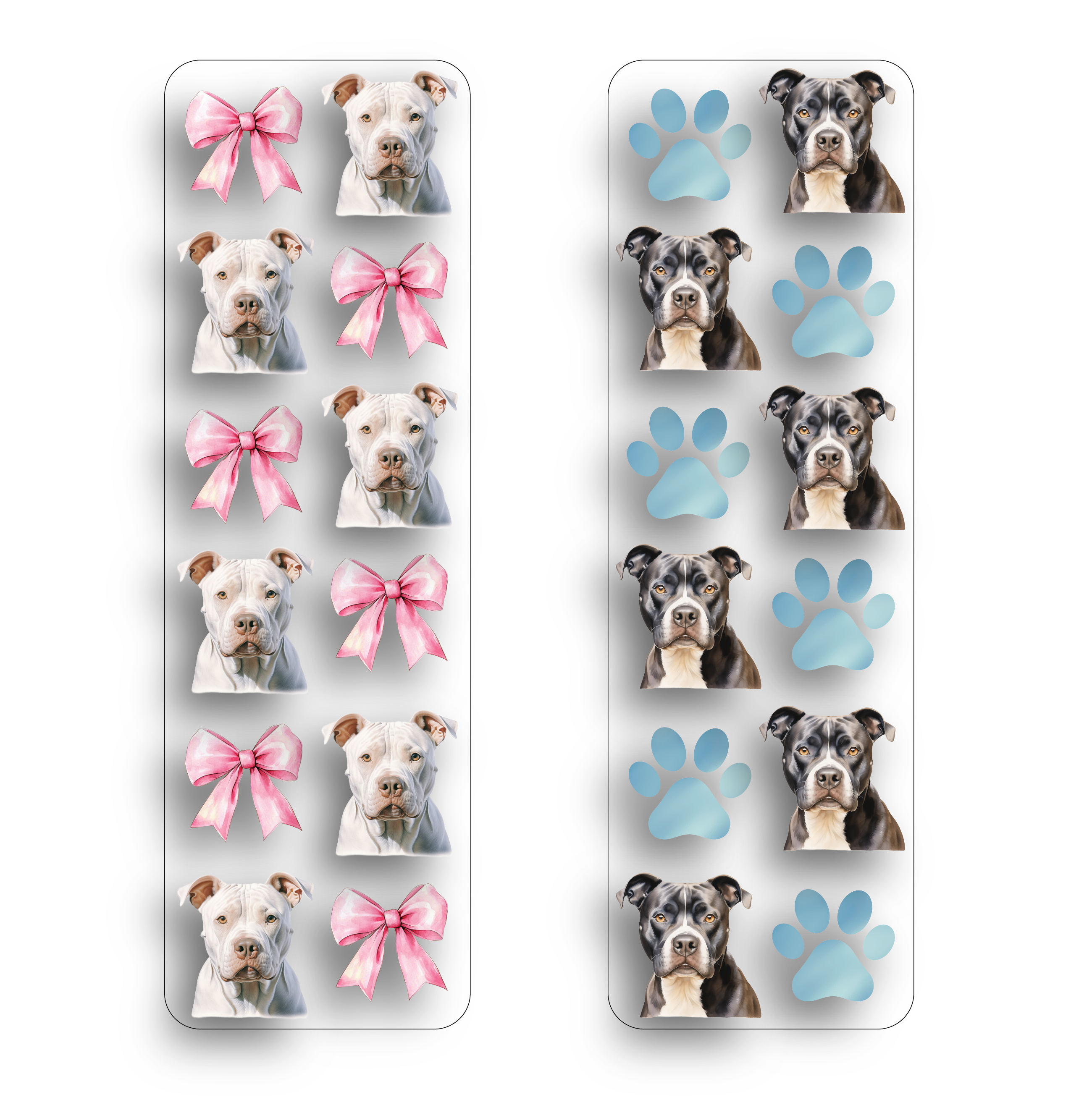 Pitbull Clear Bookmark