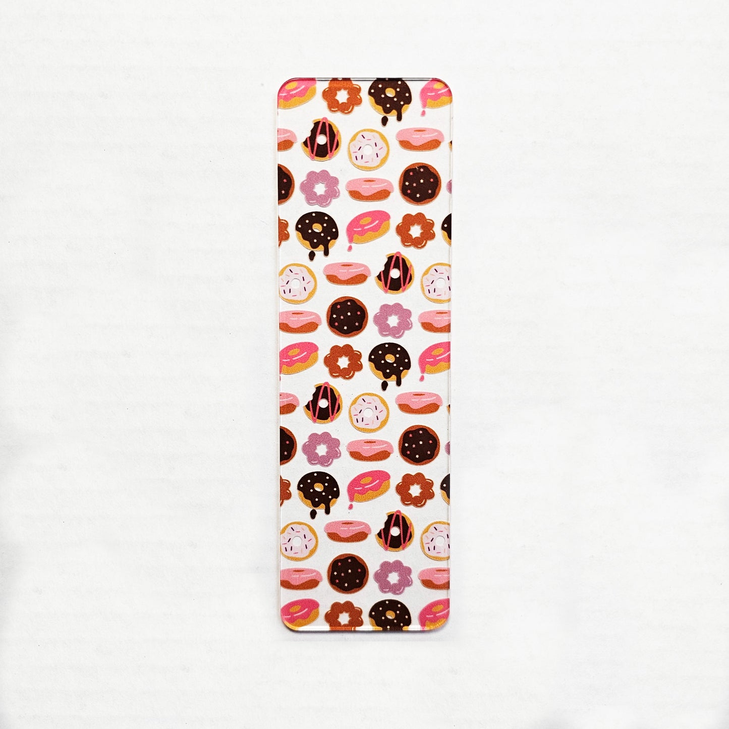 Donuts Clear Bookmark