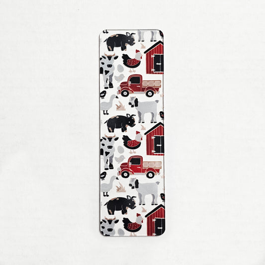 Farm Animals Clear Bookmark