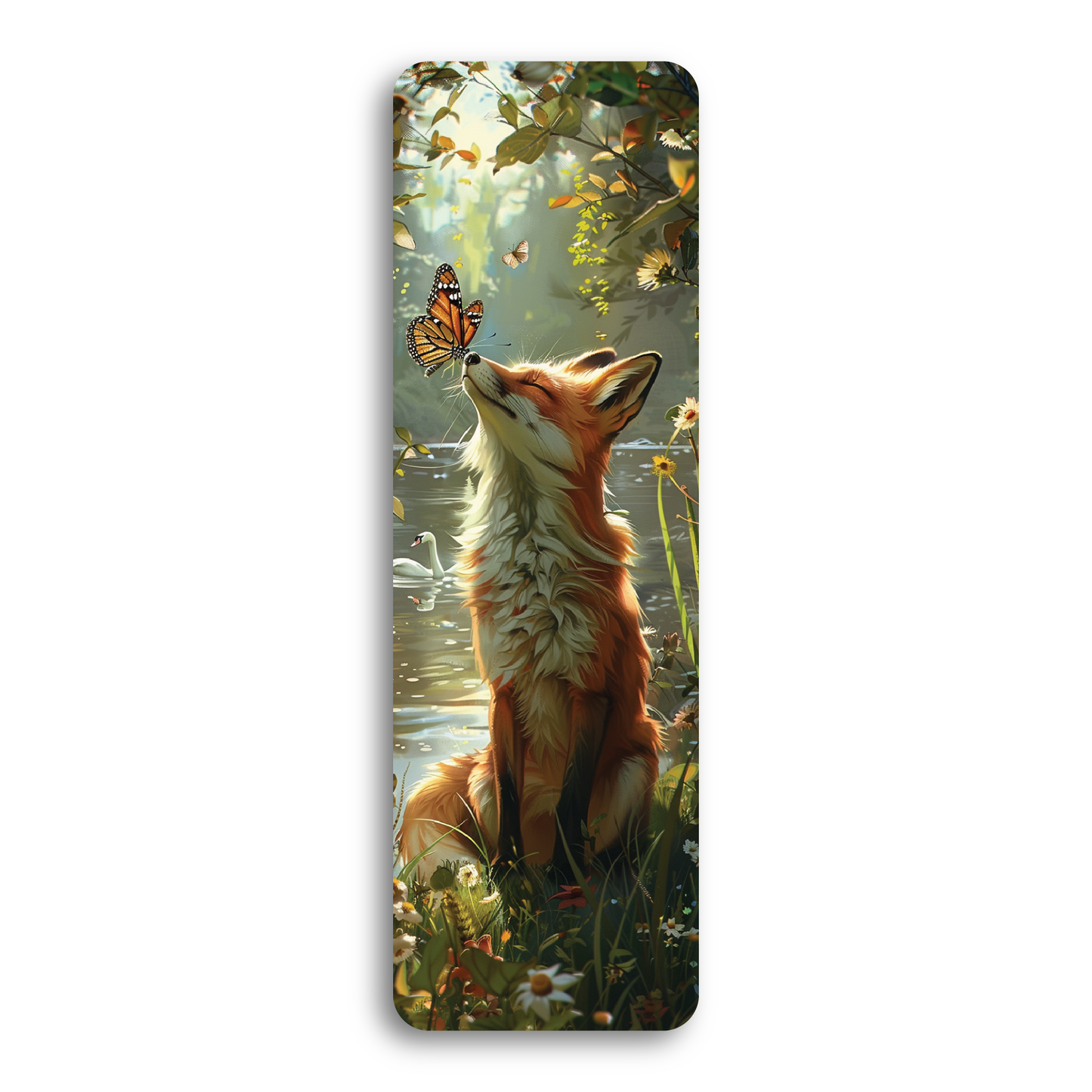 Fox Butterfly Bookmark