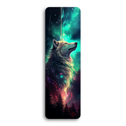 Galaxy Wolf Bookmark