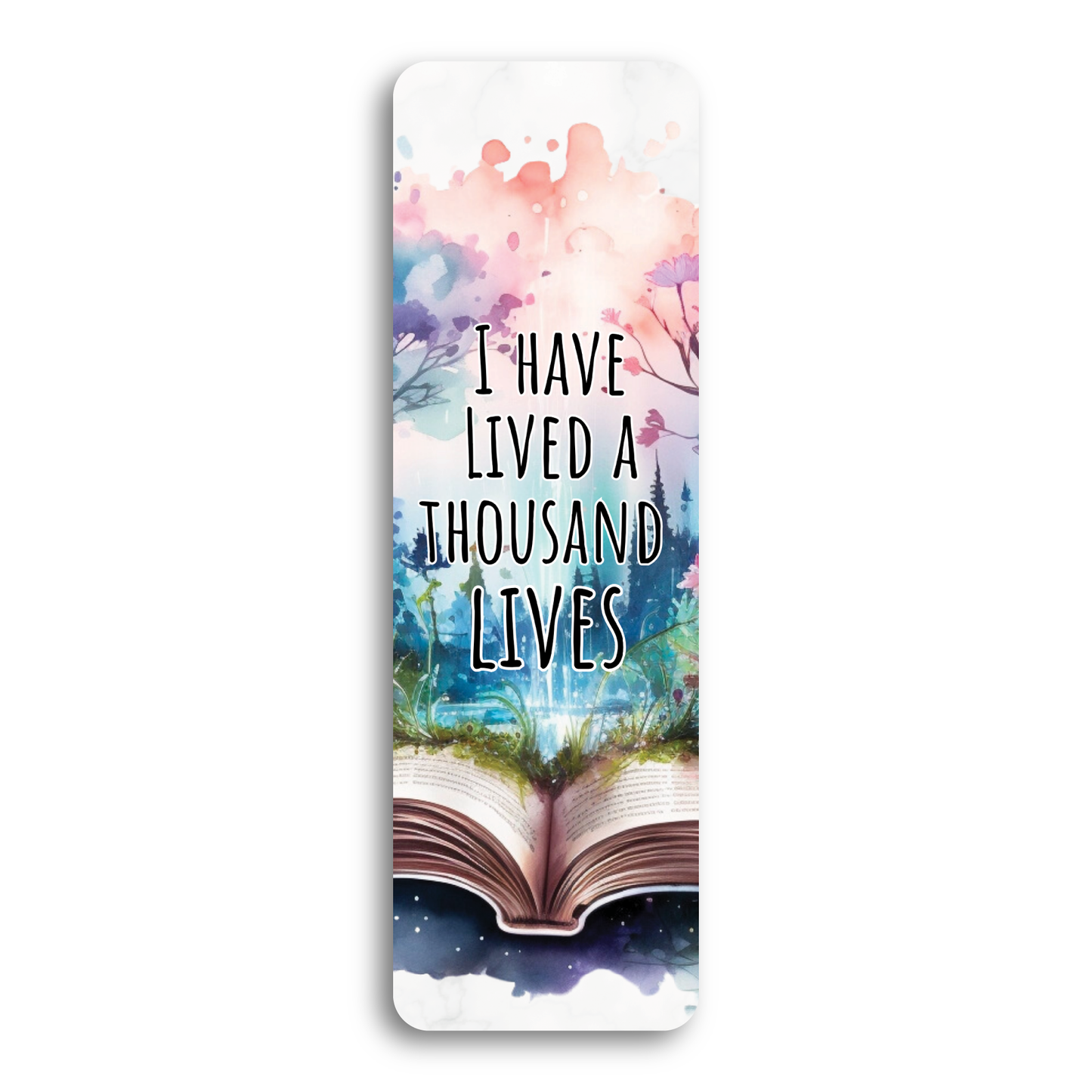 Lived 1000 Lives Bookmark