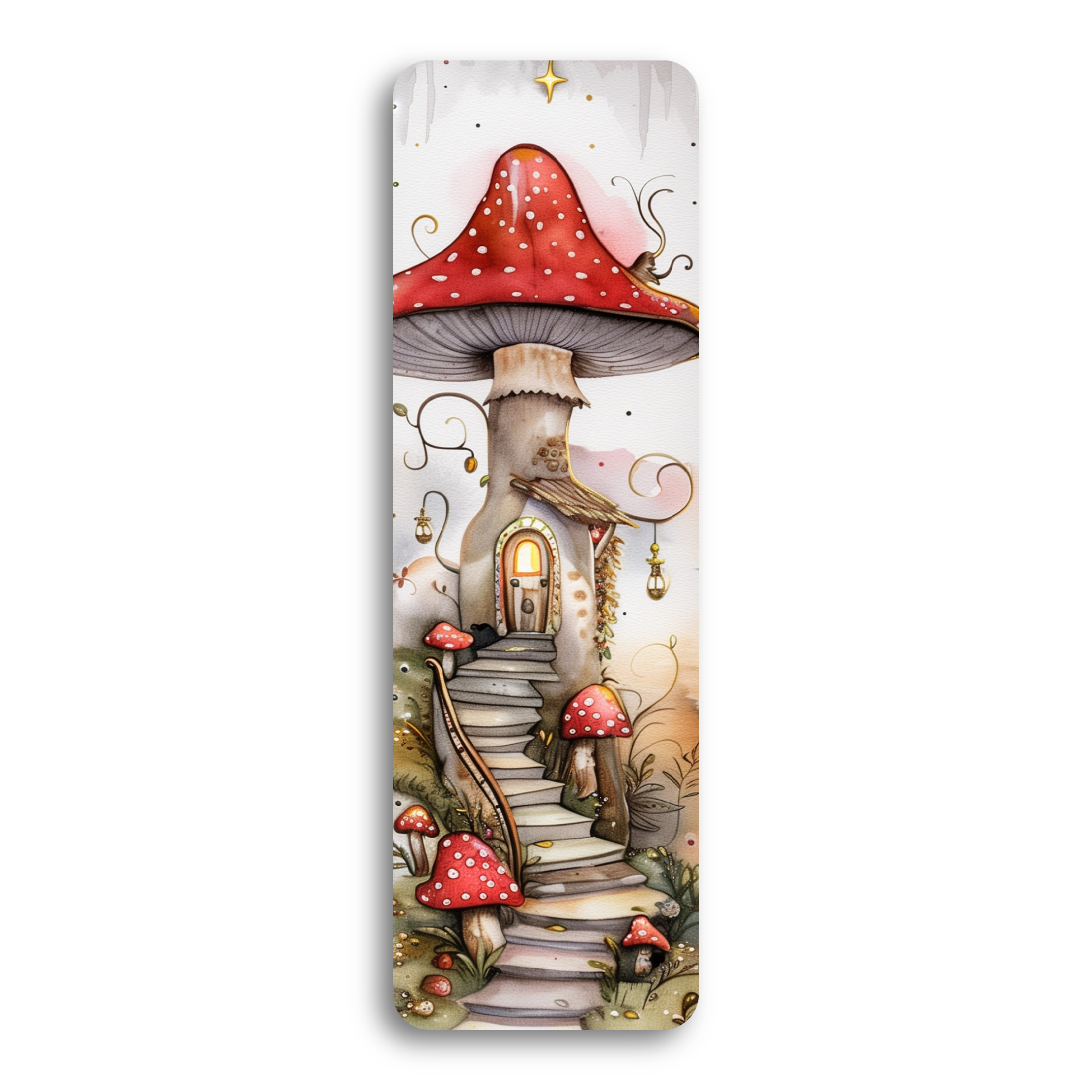 Mushroom Cottage Bookmark