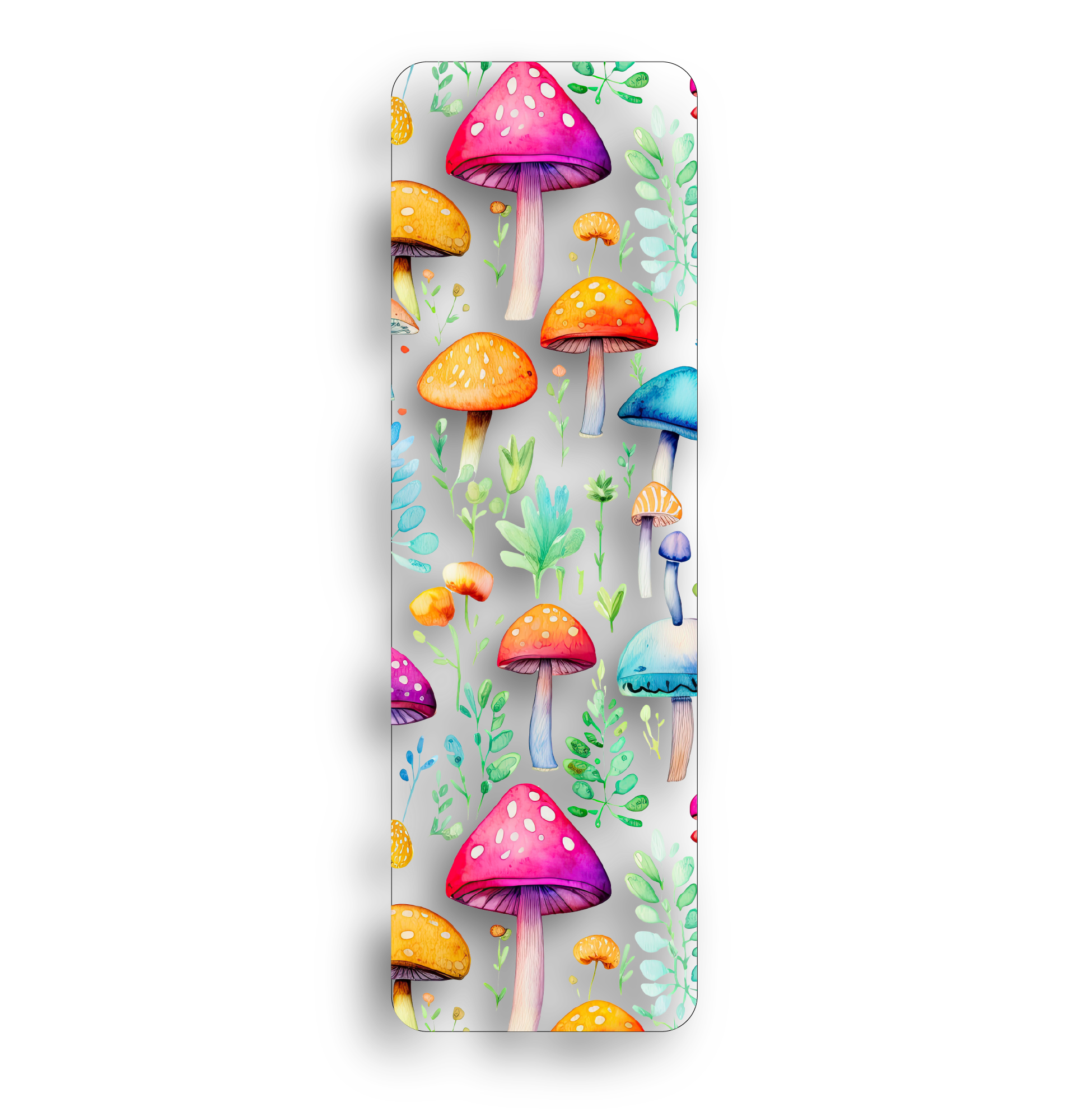 Mushrooms Clear Bookmark