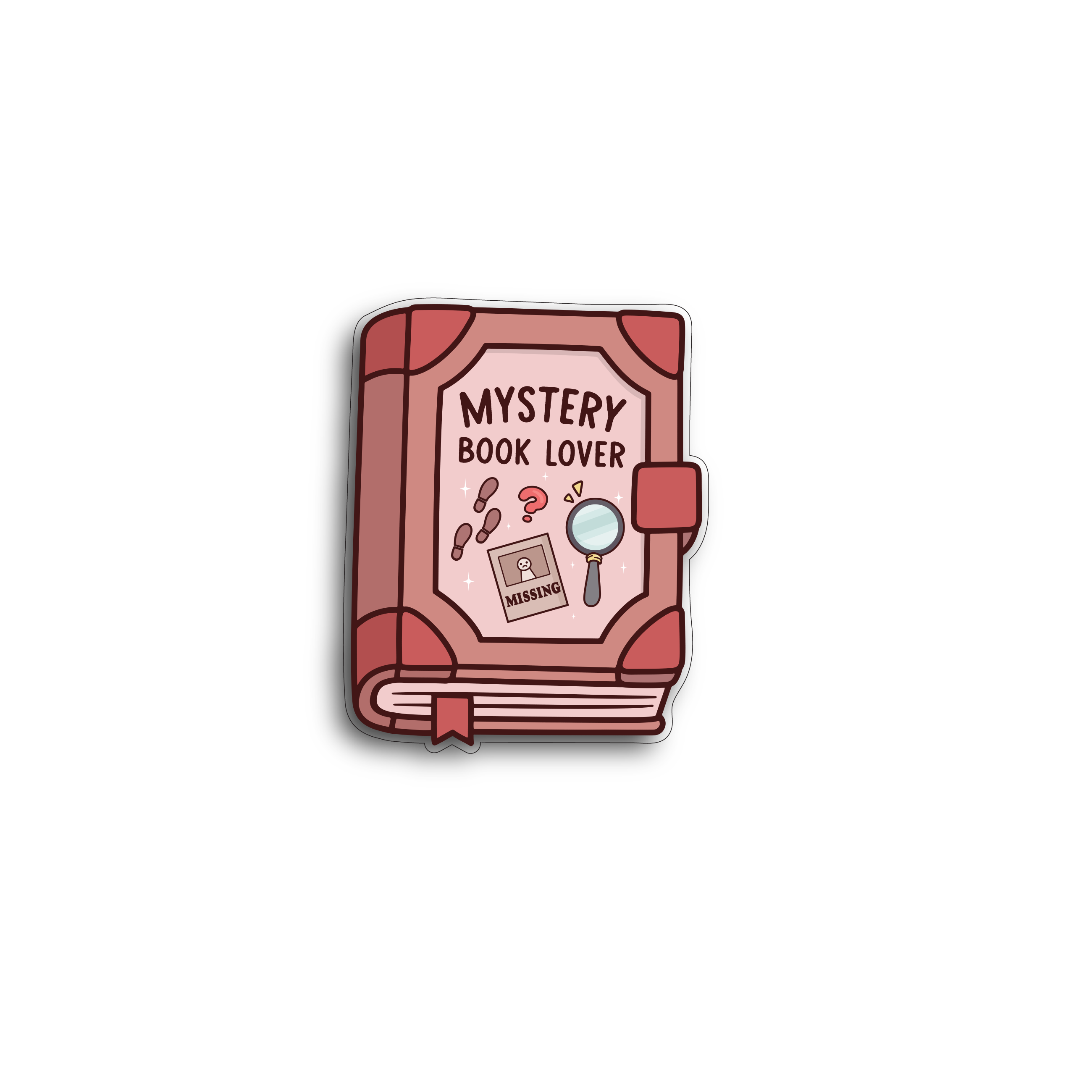 Mystery Book Mini Bookmark
