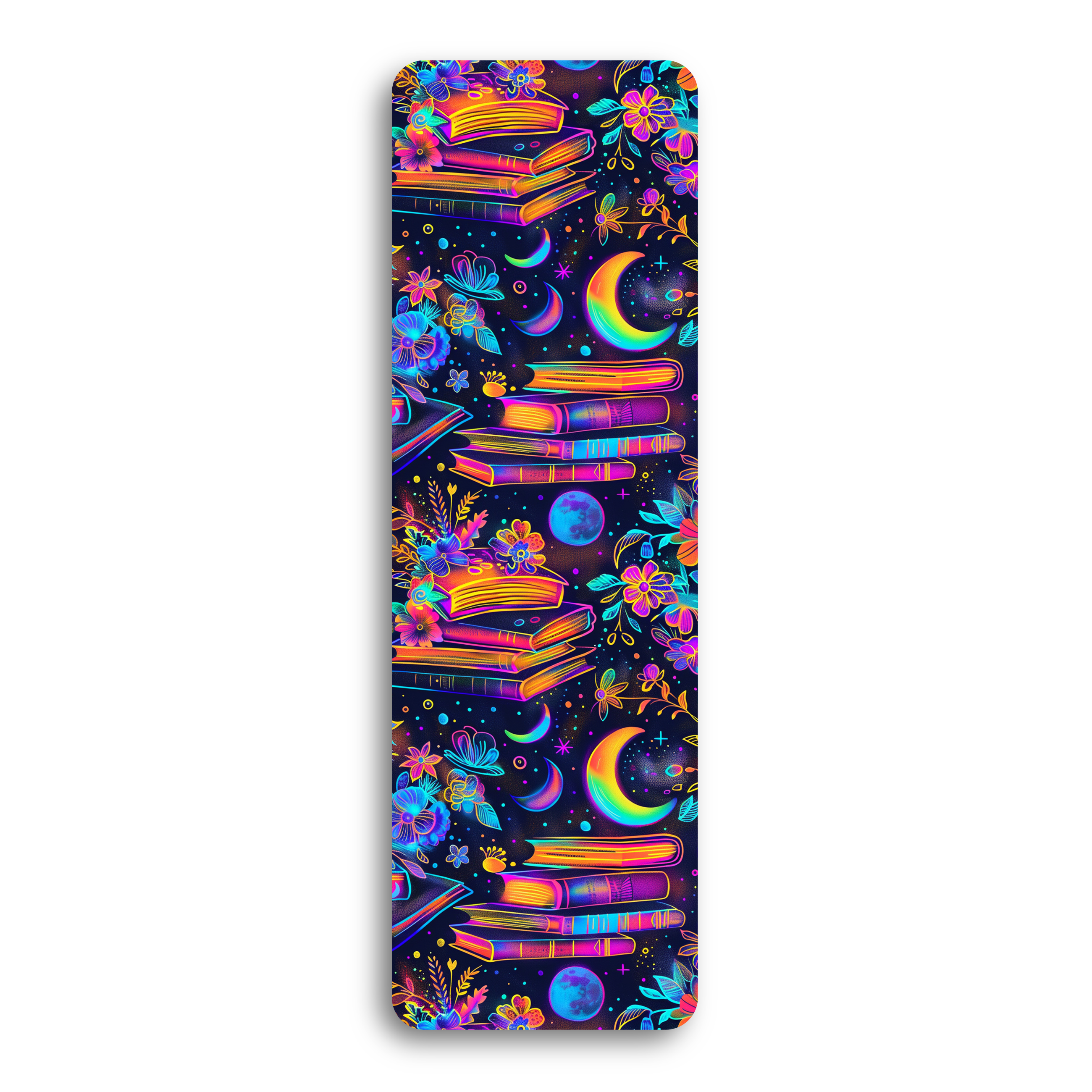 Neon Books Bookmark