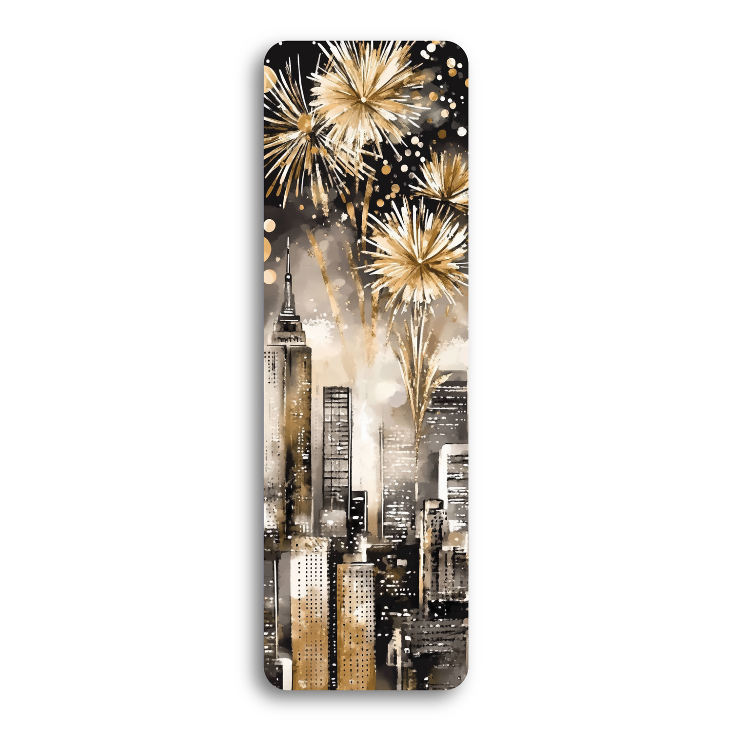 New Year Fireworks Bookmark