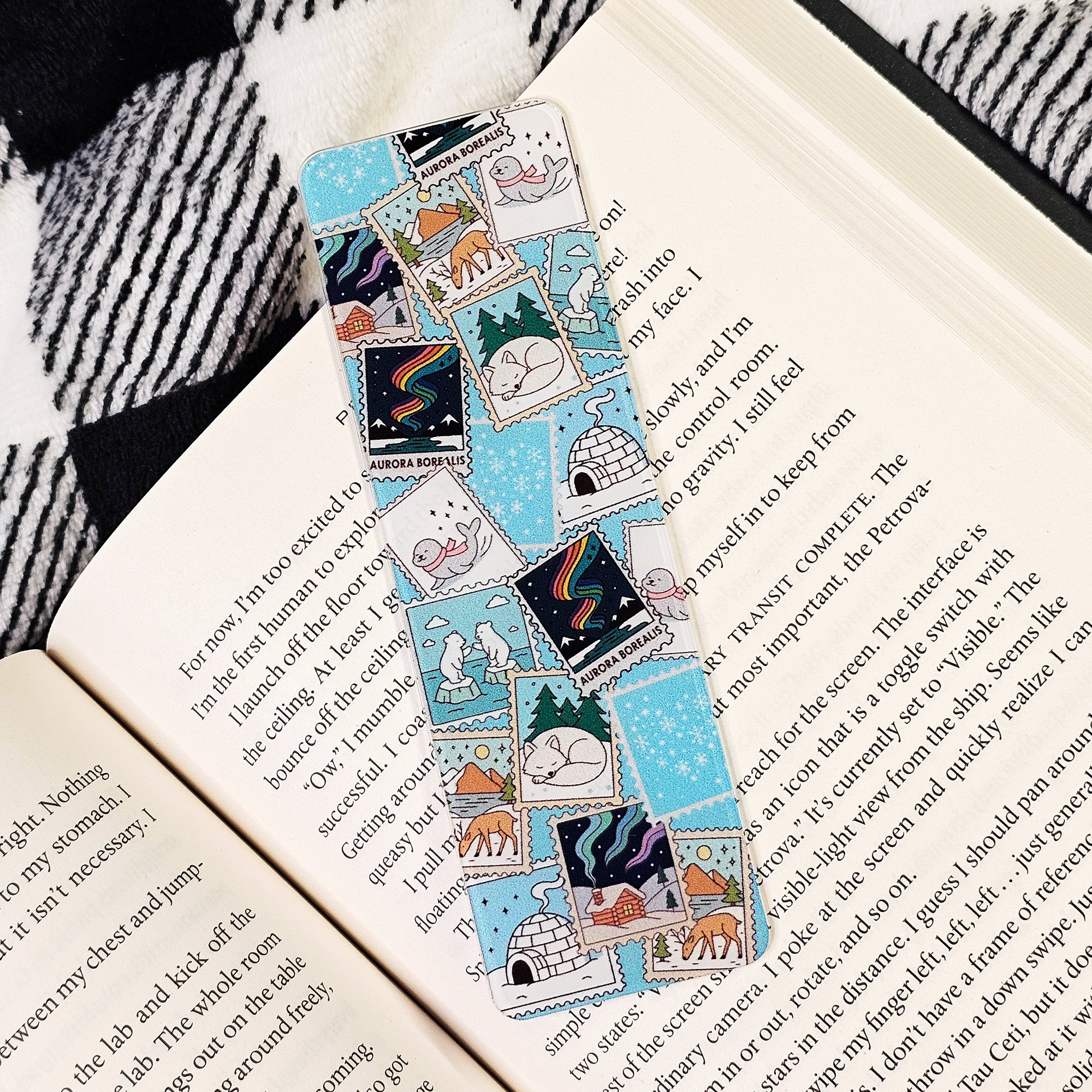 North Pole Postage Bookmark