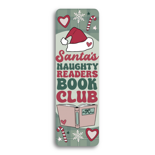 Santa's Book Club Bookmark