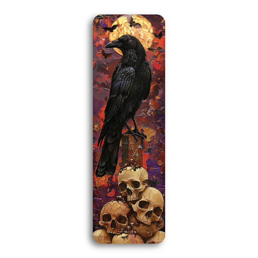 Skull Raven Bookmark