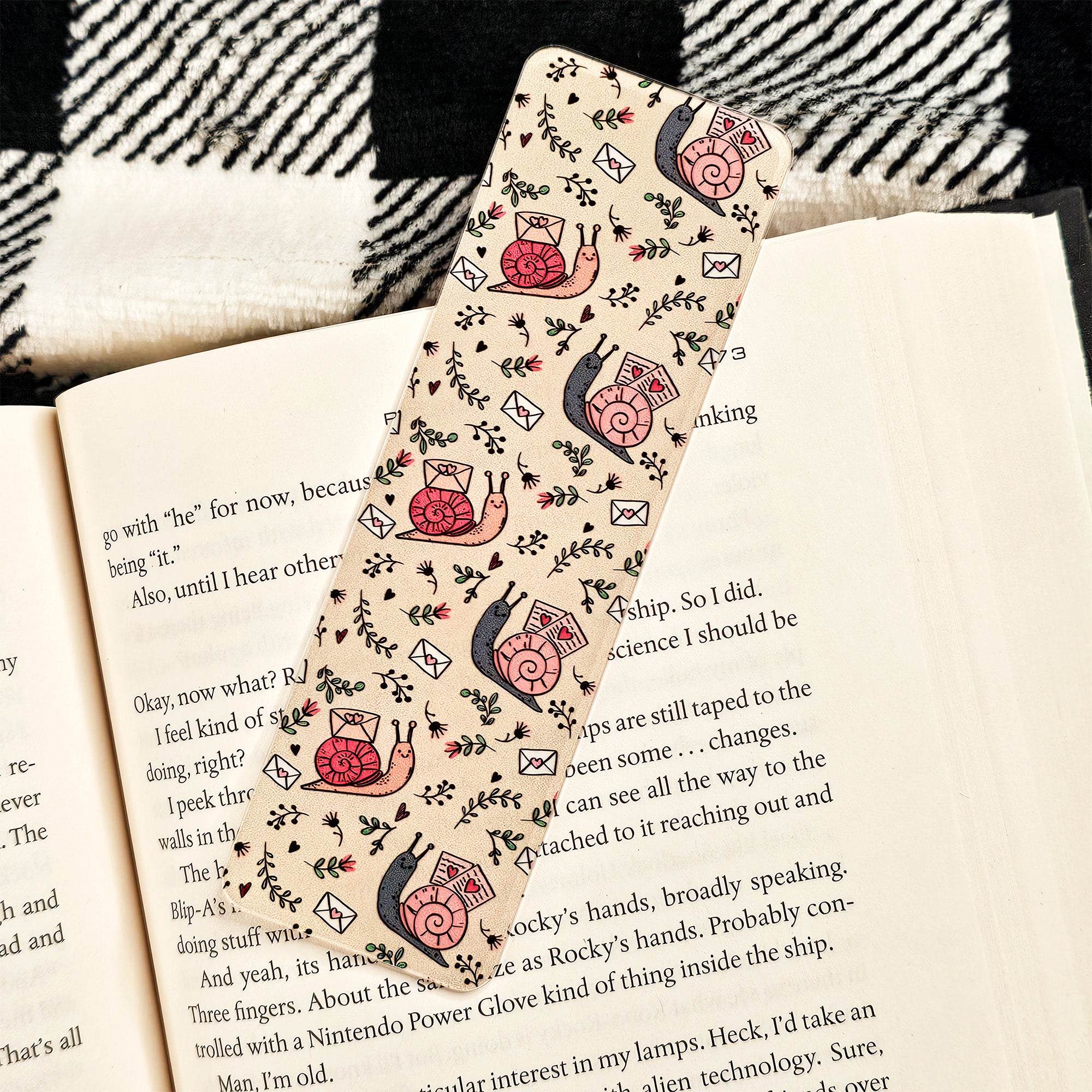 Snail Mail Love Bookmark