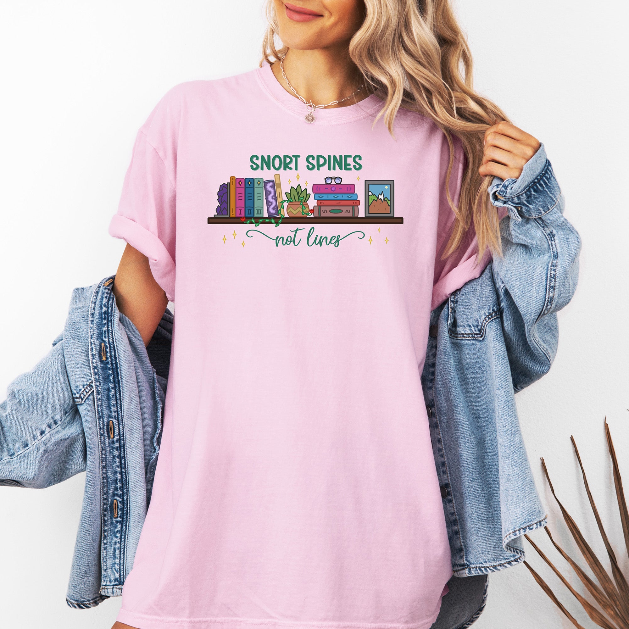 Snort Spines Not Lines - Comfort Colors T-shirt