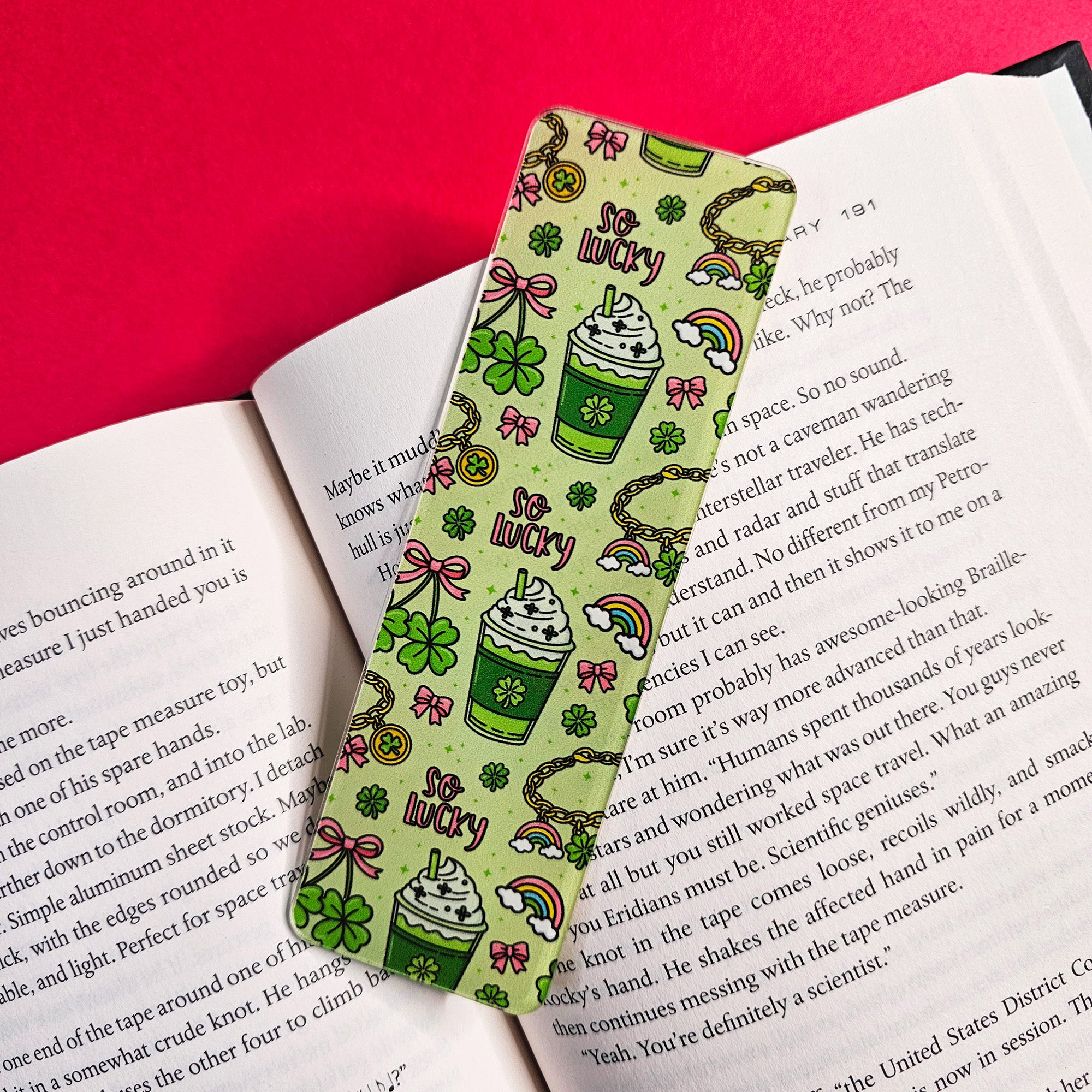 So Lucky Bookmark
