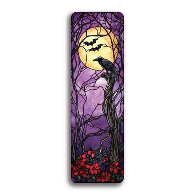 Stained Glass Spooky Bookmark