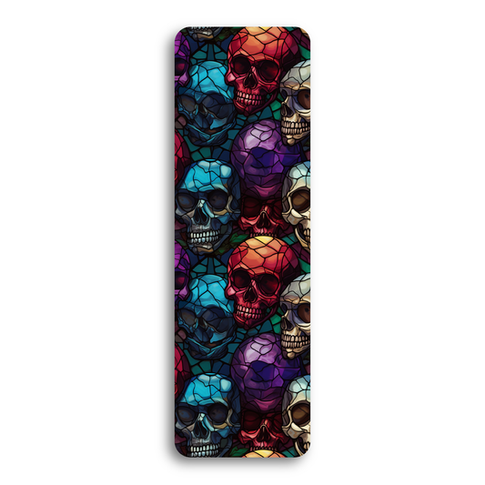 Stained Glass Skulls Bookmark