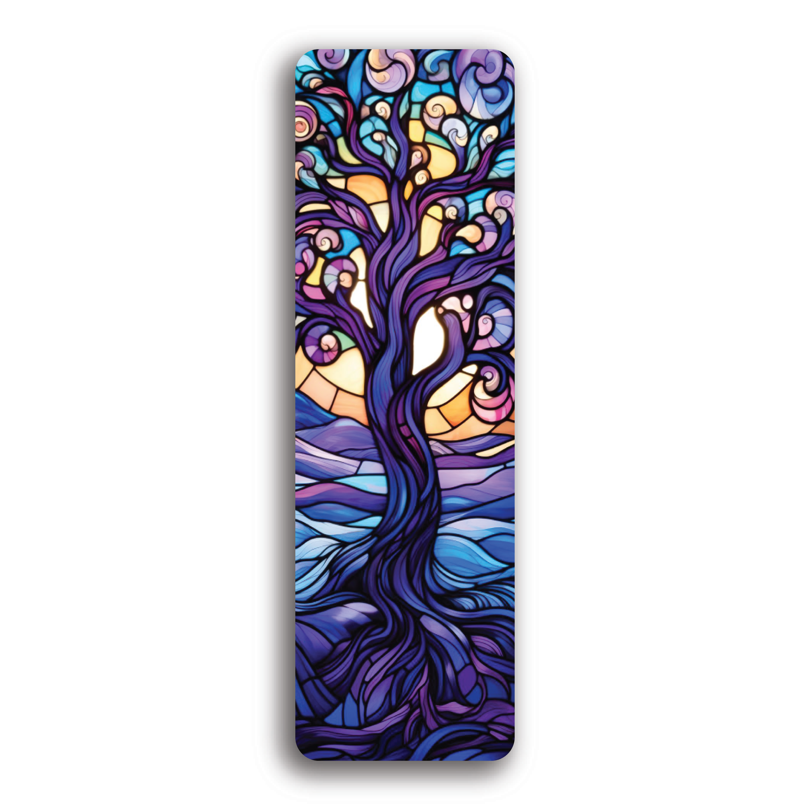 Stained Glass Tree (Translucent) Bookmark