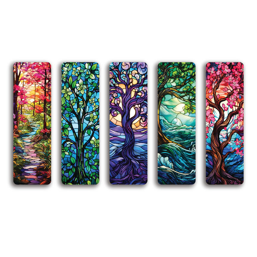 Stained Glass Tree (Translucent) Bookmark