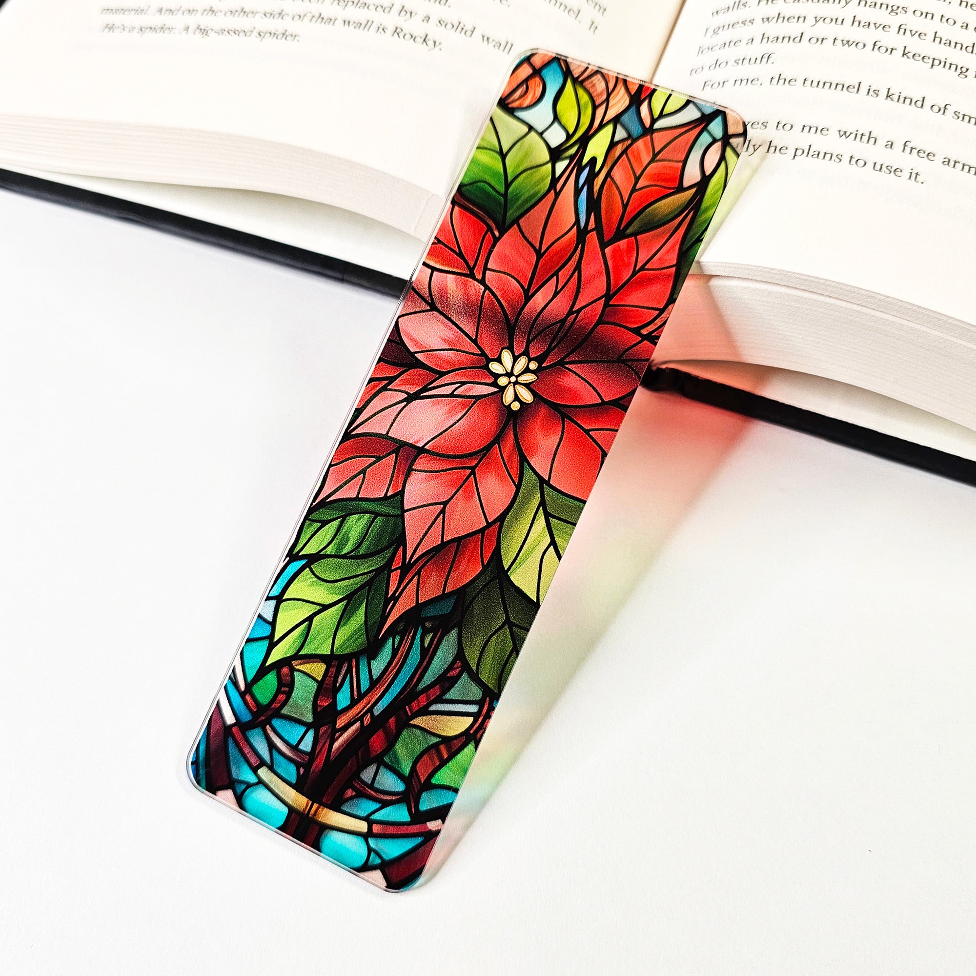Stained Glass Winter Translucent Bookmark